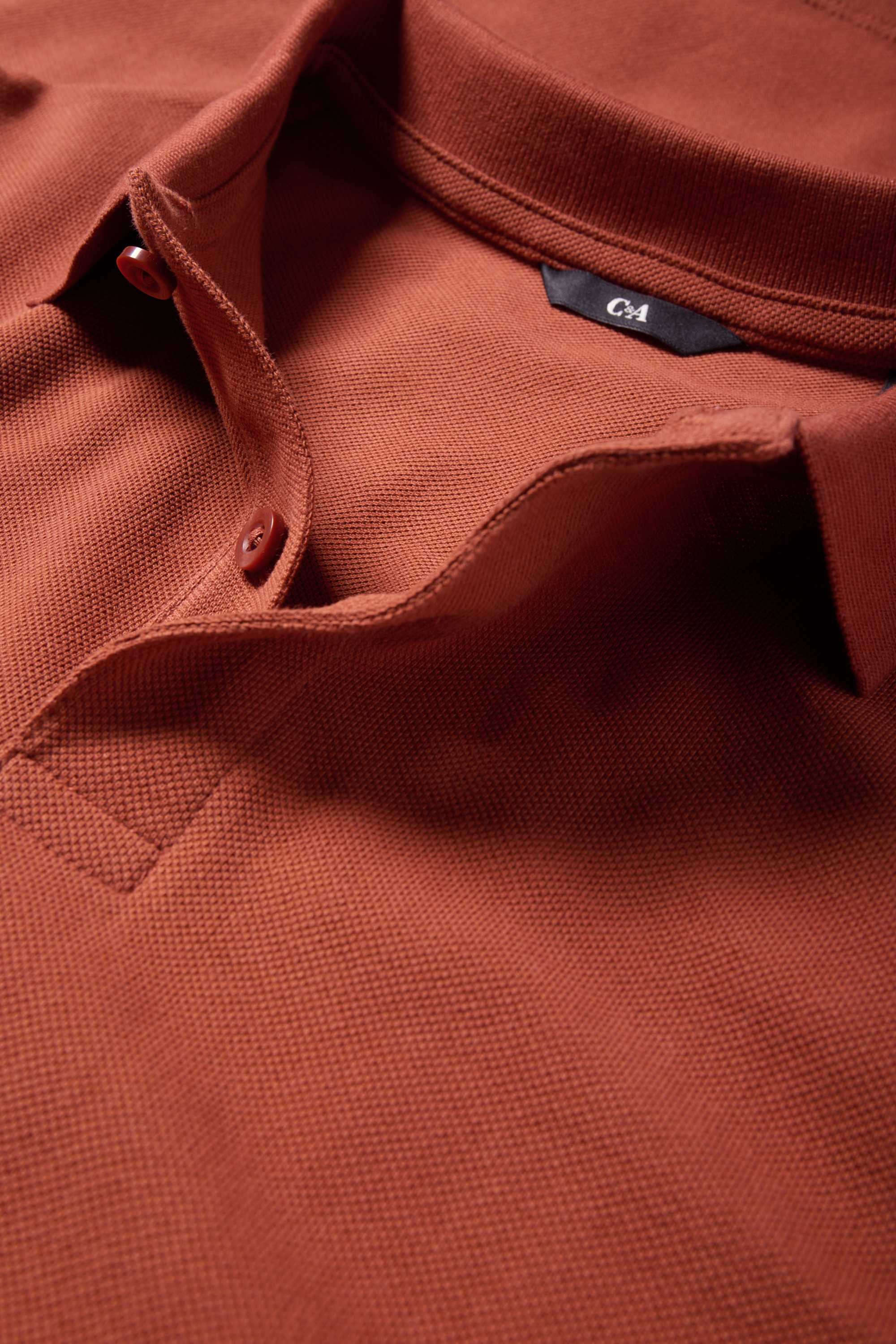 Polo shirt - regular fit rust