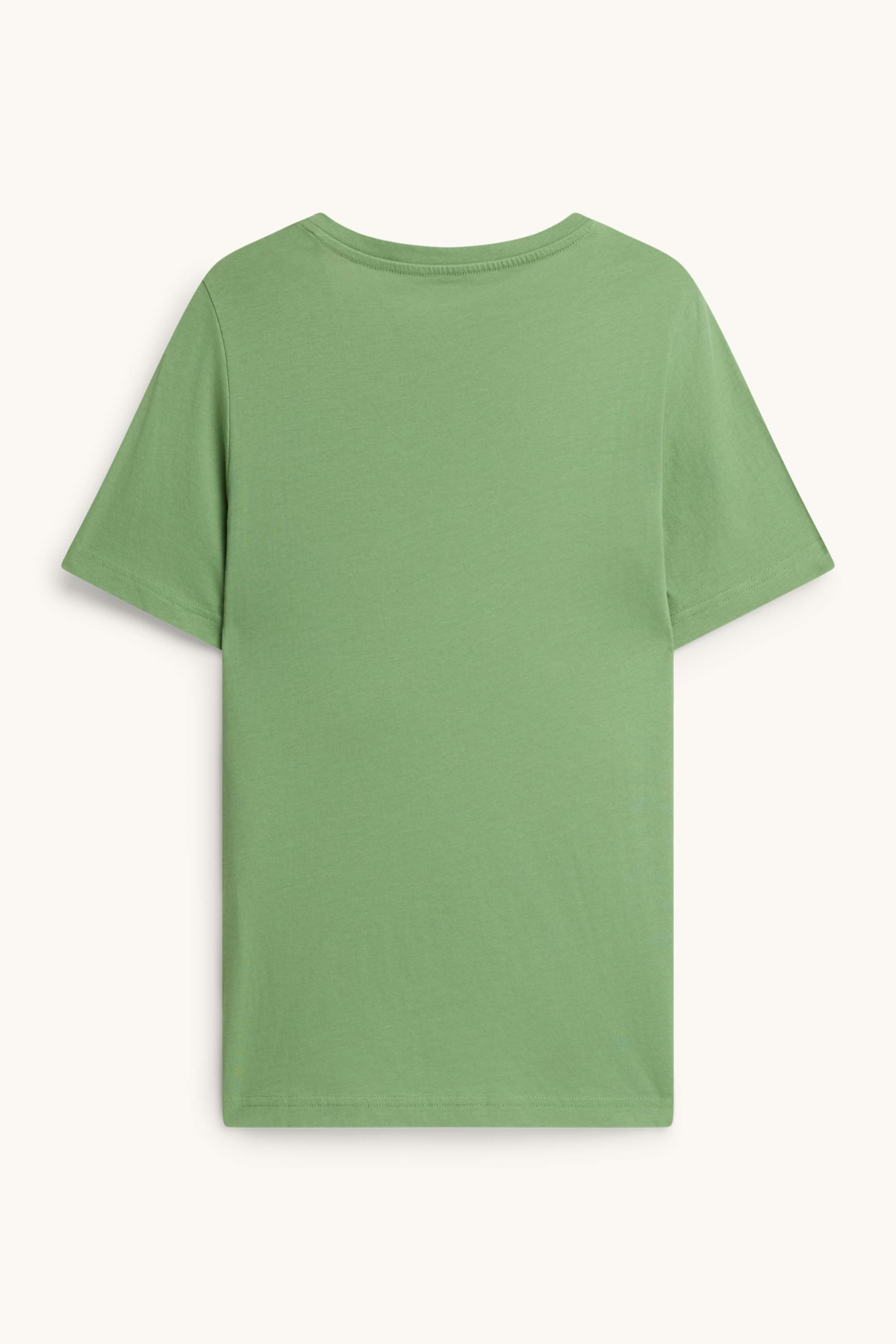 V-neck T-shirt - regular fit green