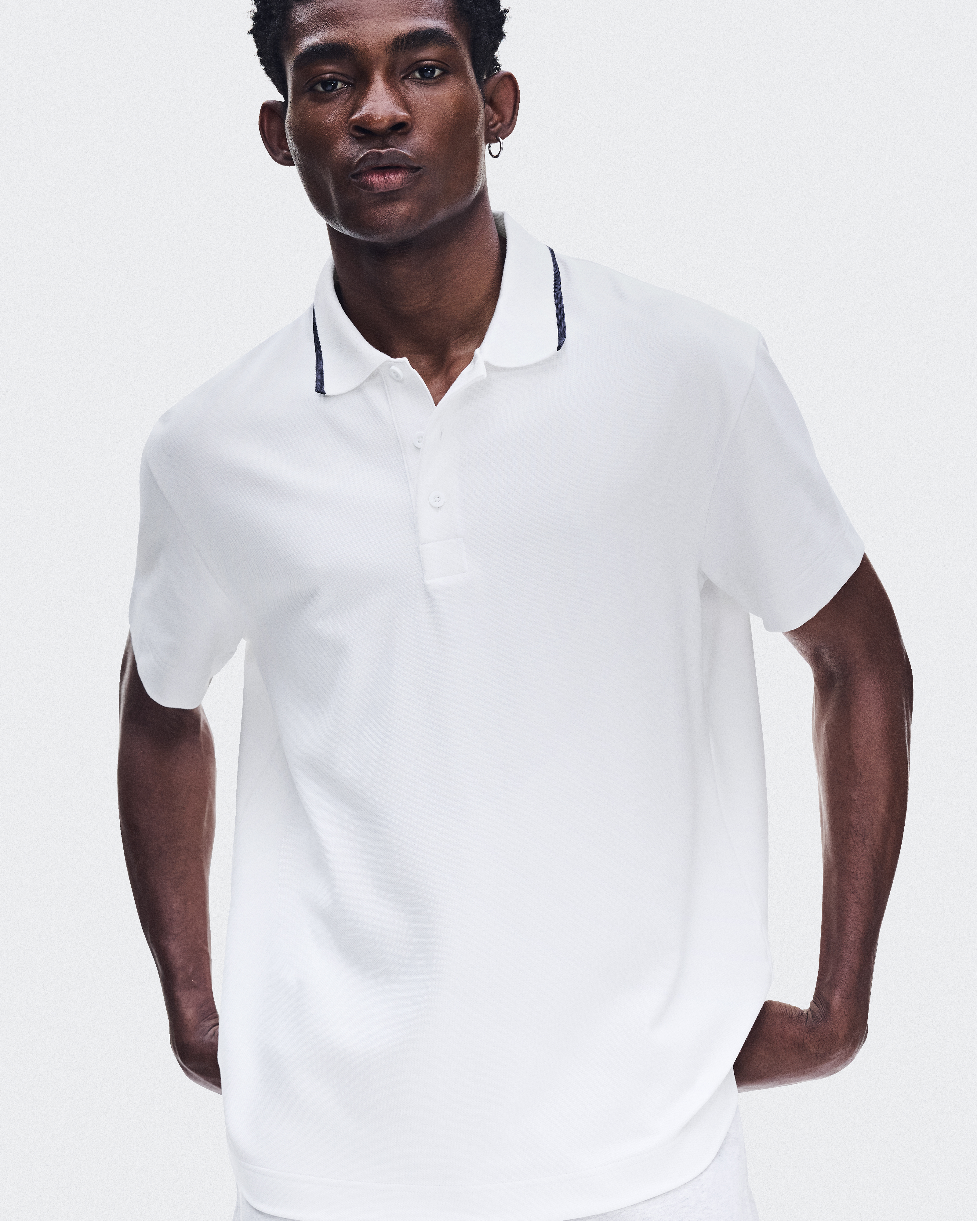 Courtside Polo - All White