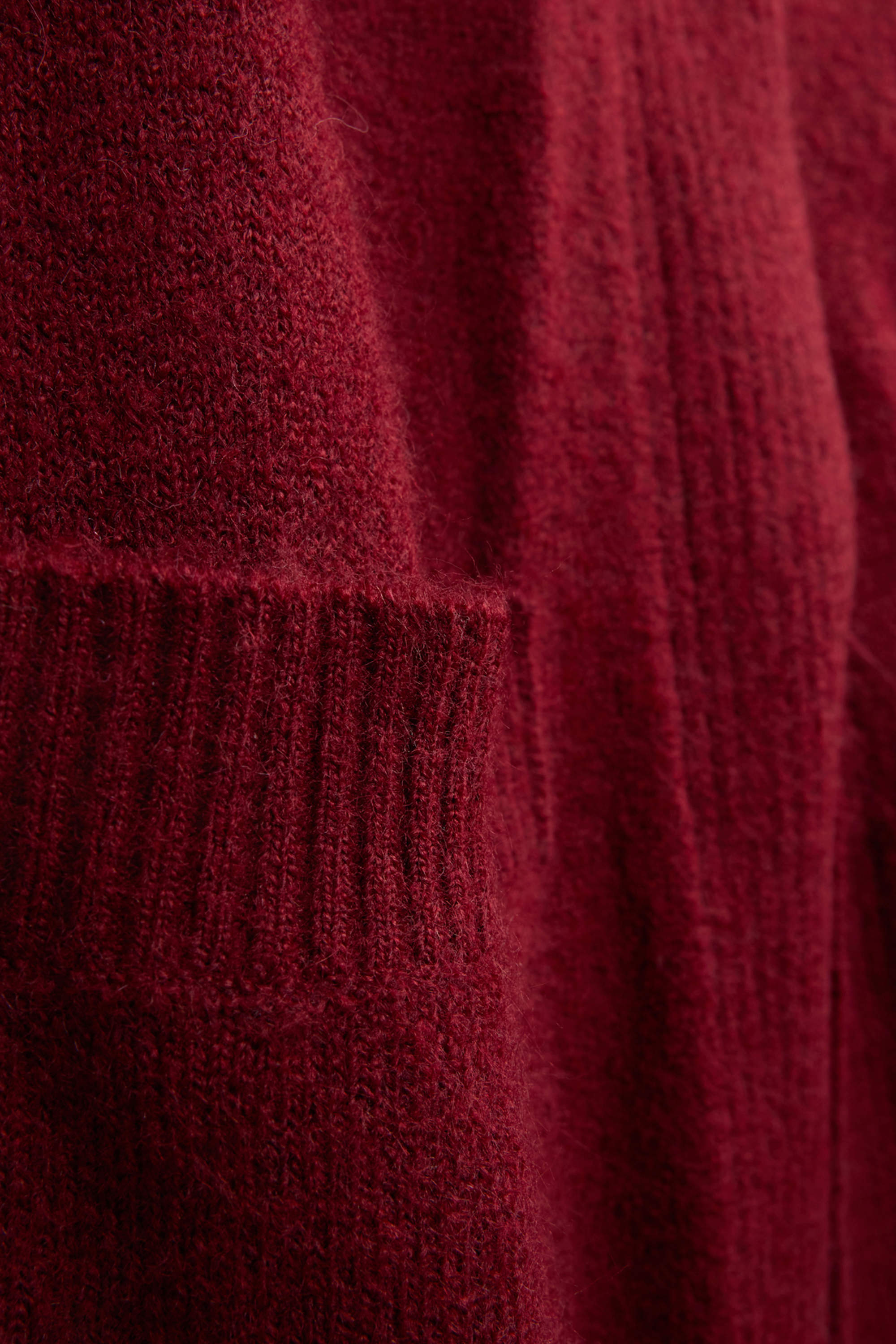 Long cardigan bordeaux
