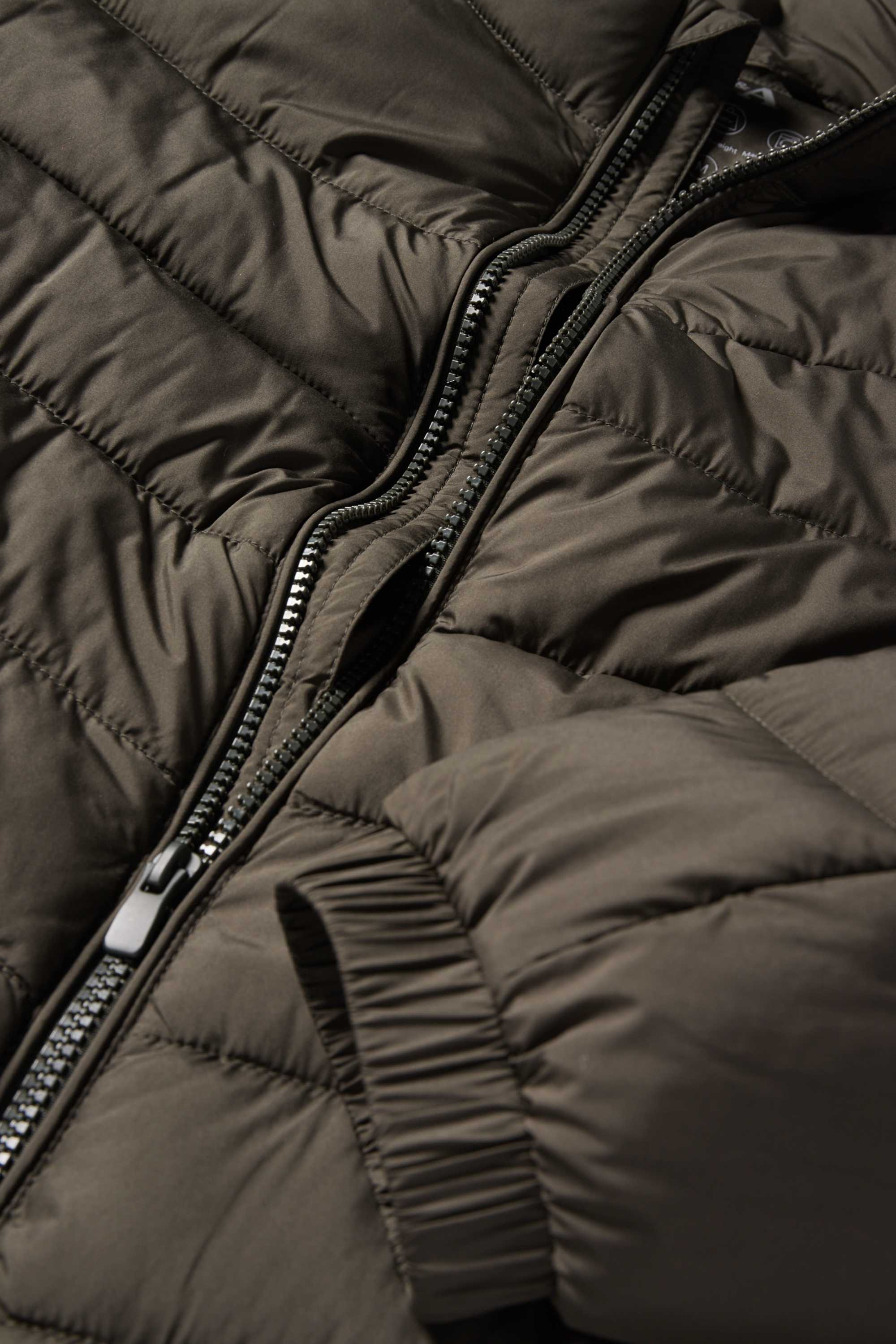 Quilted jacket dark green