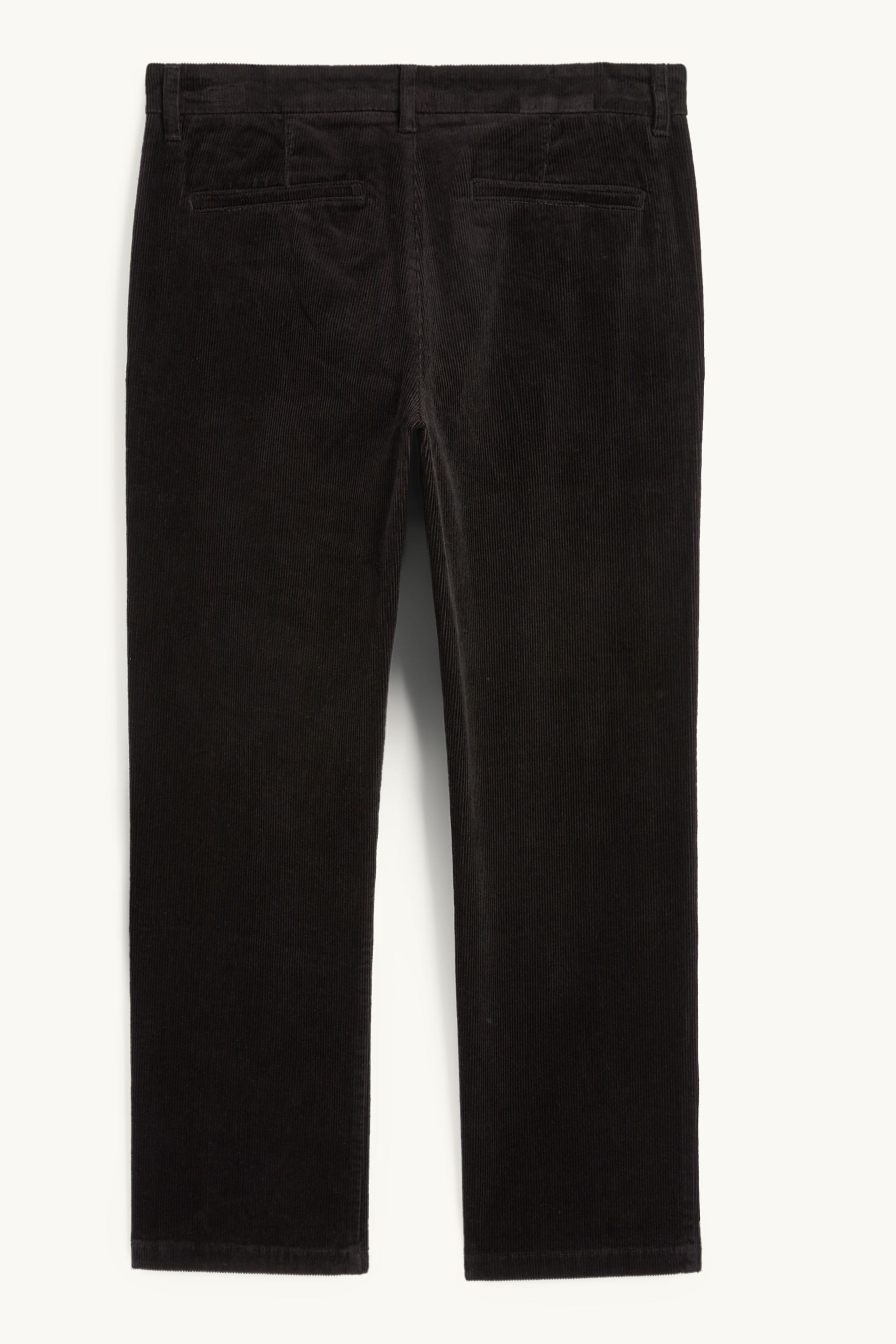 Corduroy chinos - regular fit black
