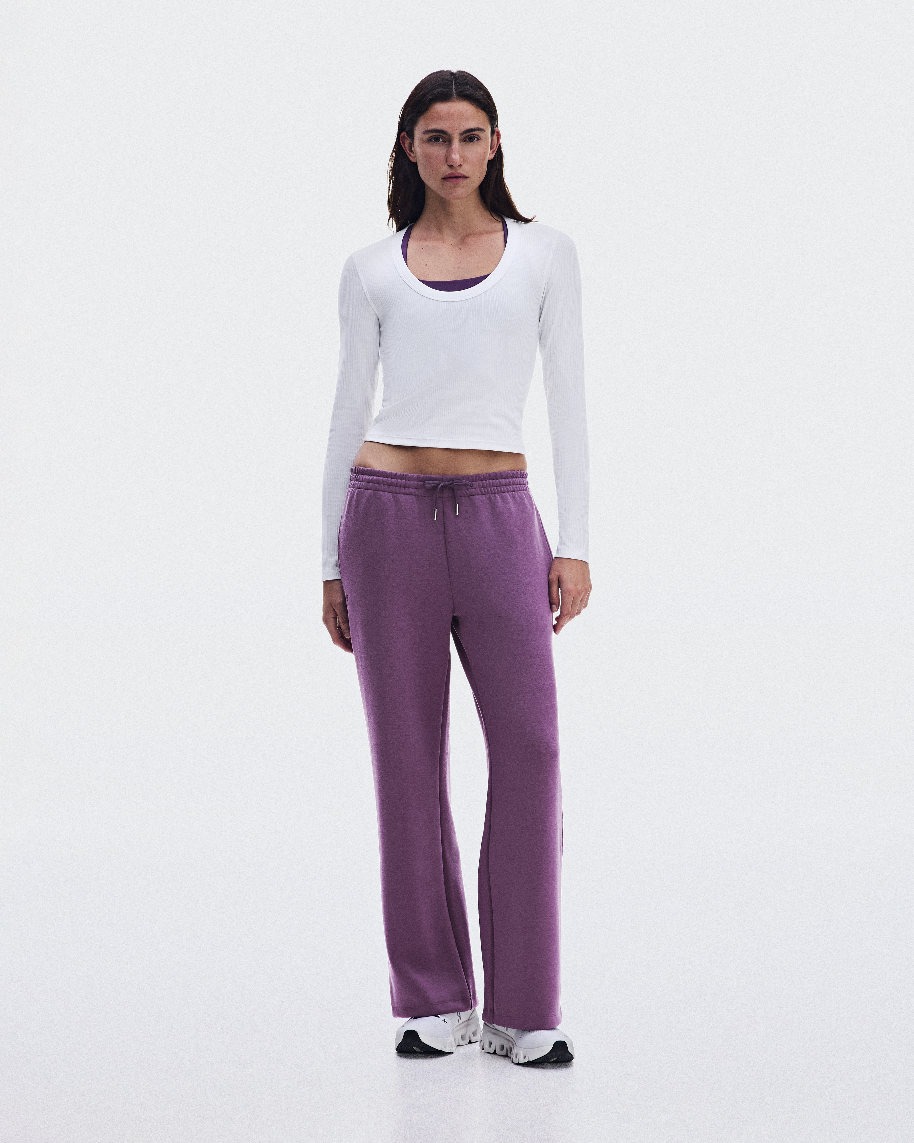 Studio Pants Wide - Cassis