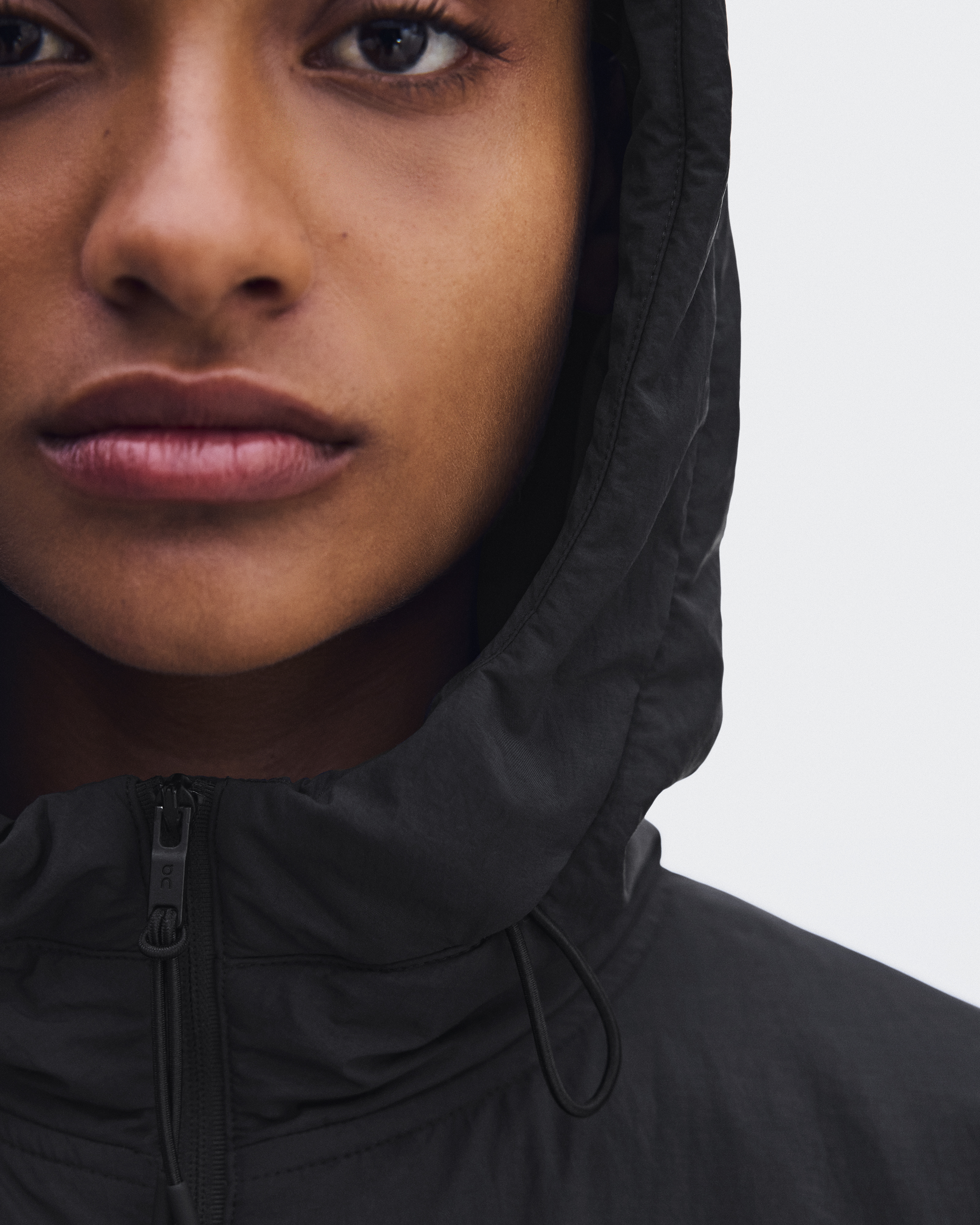 Insulated Half-Zip Anorak - Black