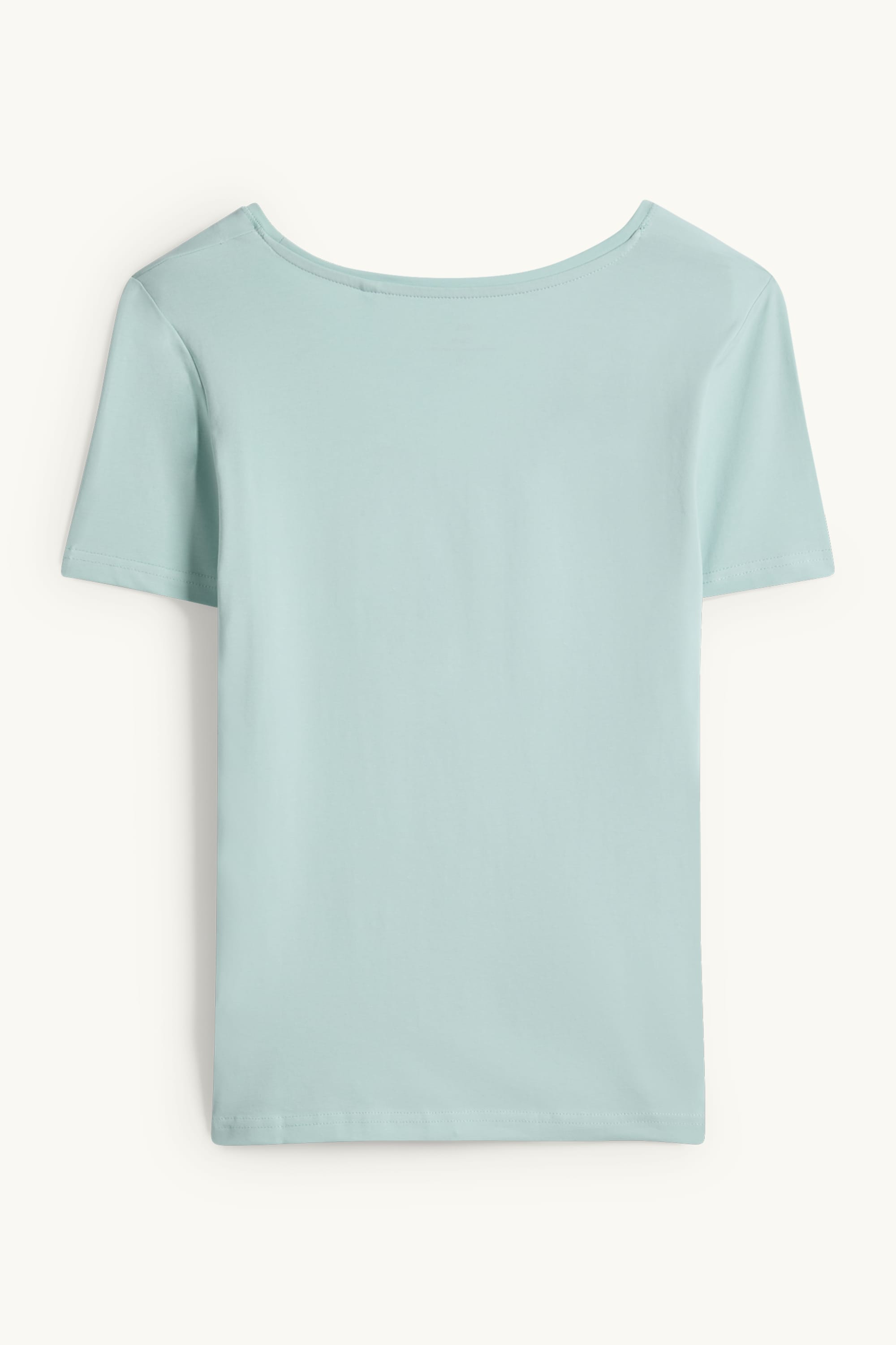 V-neck T-shirt - slim fit mint green