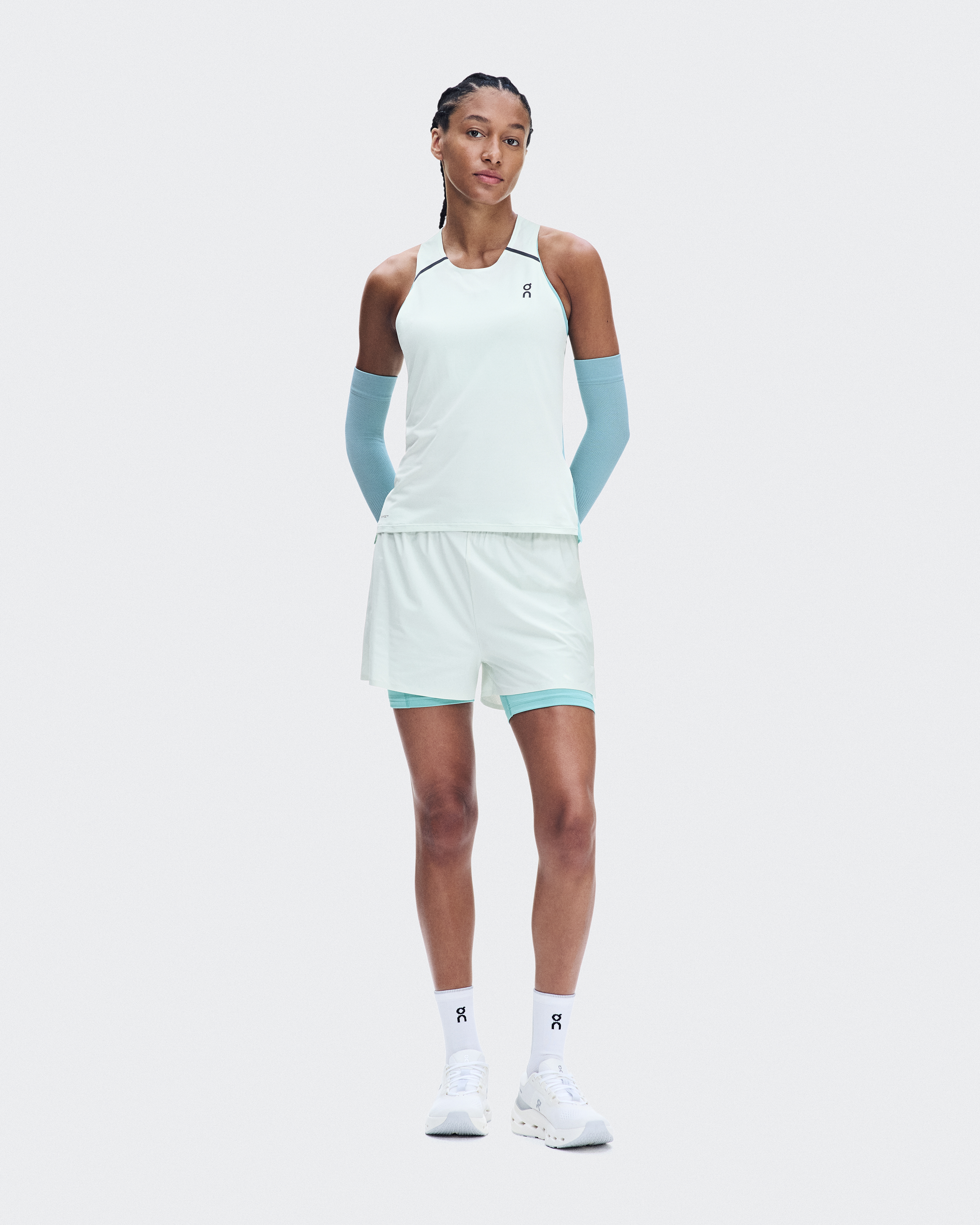 Performance Tank - Flurry | Aquamarine