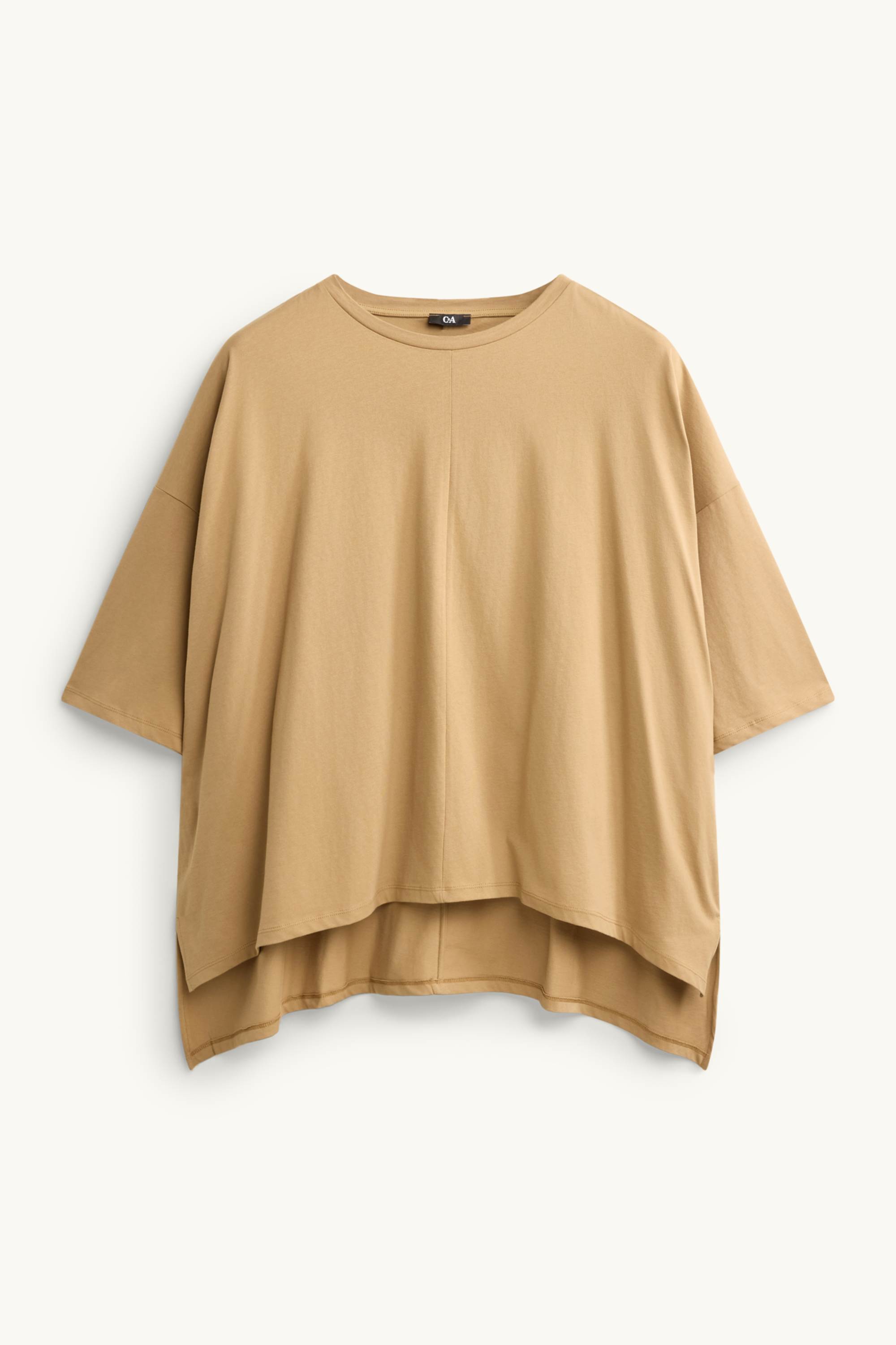 T-shirt - regular fit beige