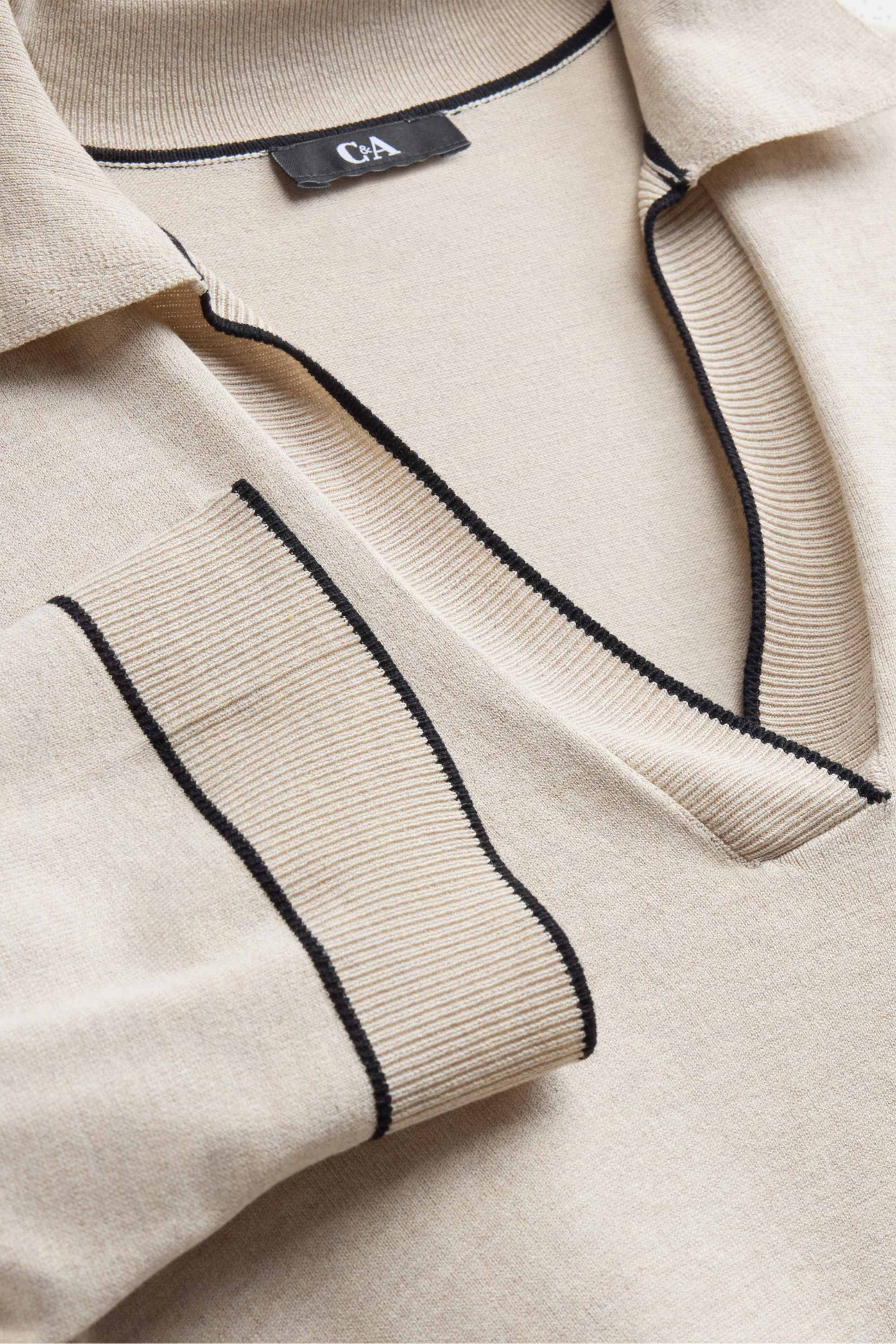 Jumper - short sleeve beige