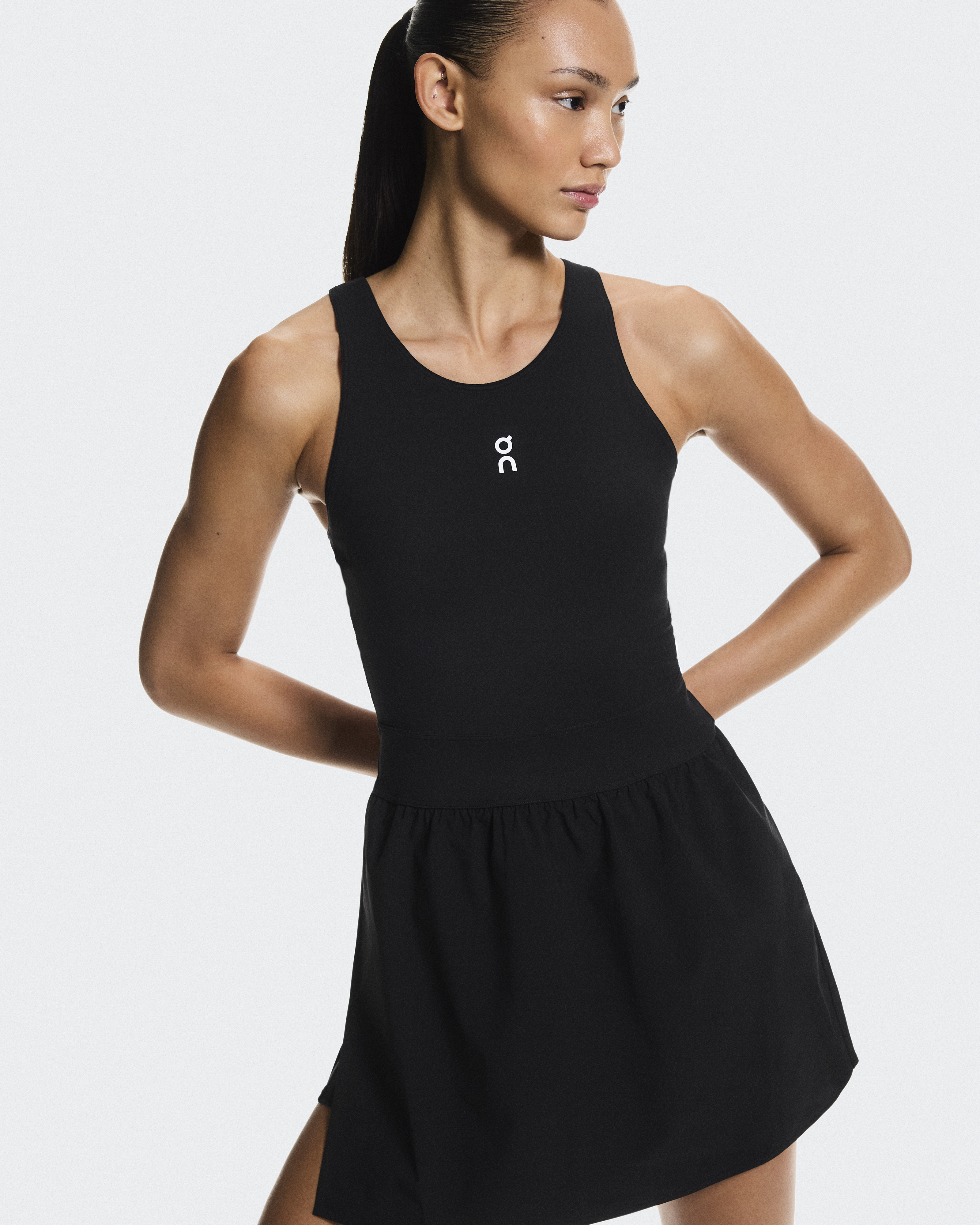 Court Dress Split - Black
