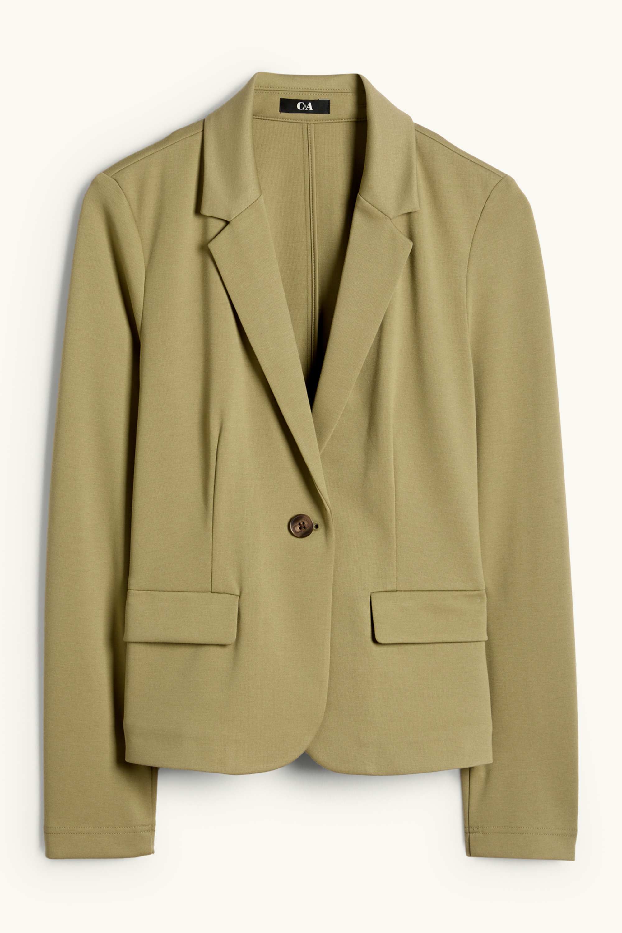 Jersey blazer - regular fit green