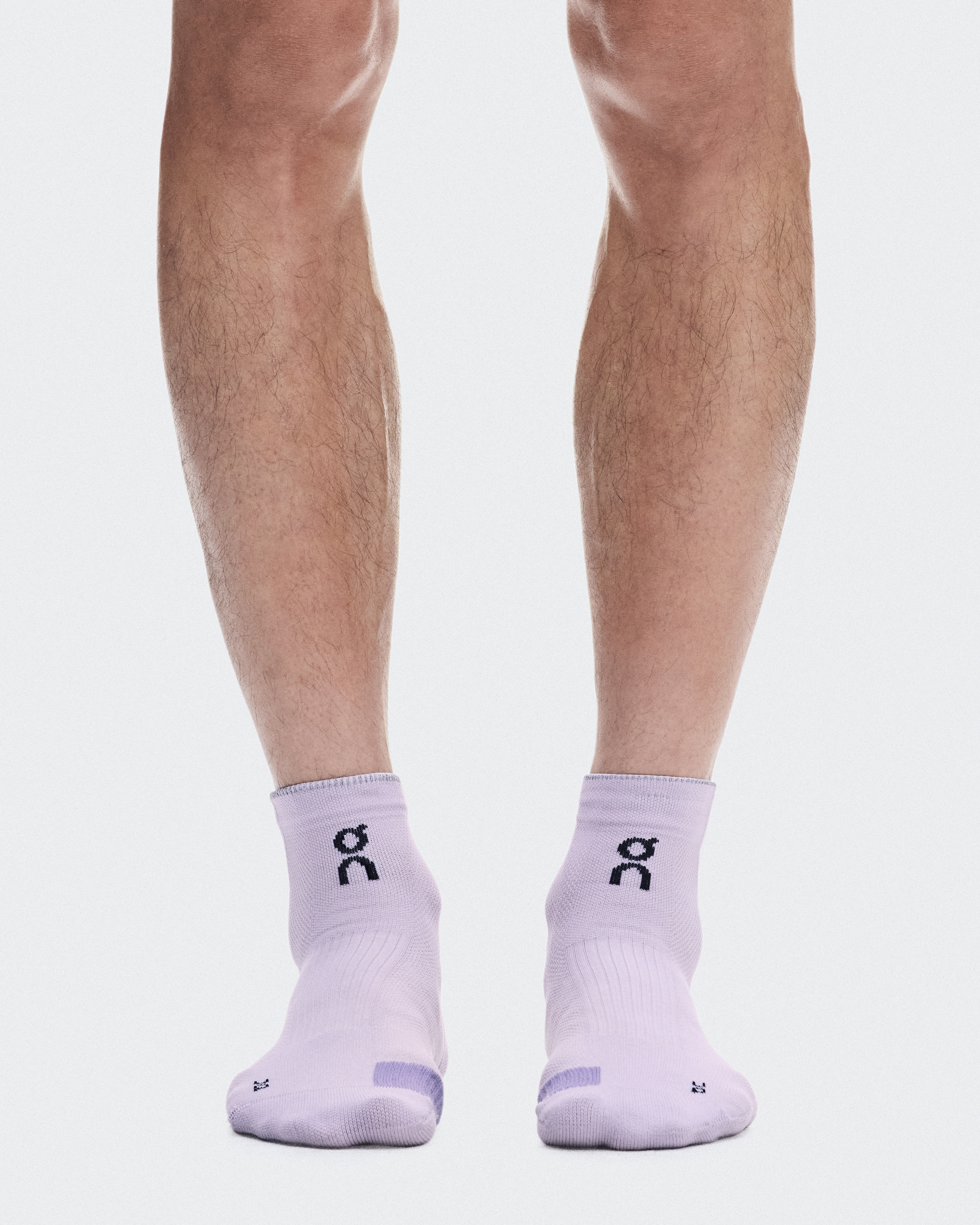 Performance Run Sock Mid - Foxglove | Mallow