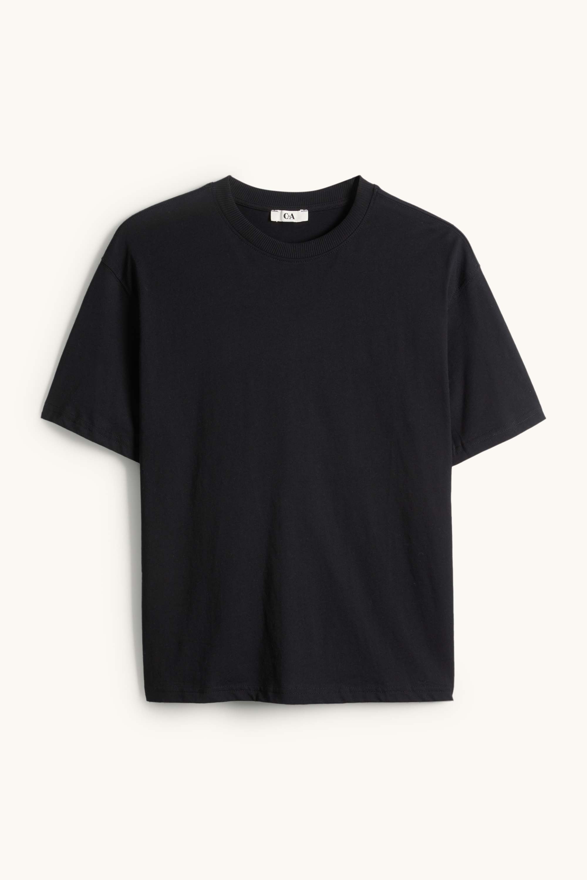 T-shirt - oversized black
