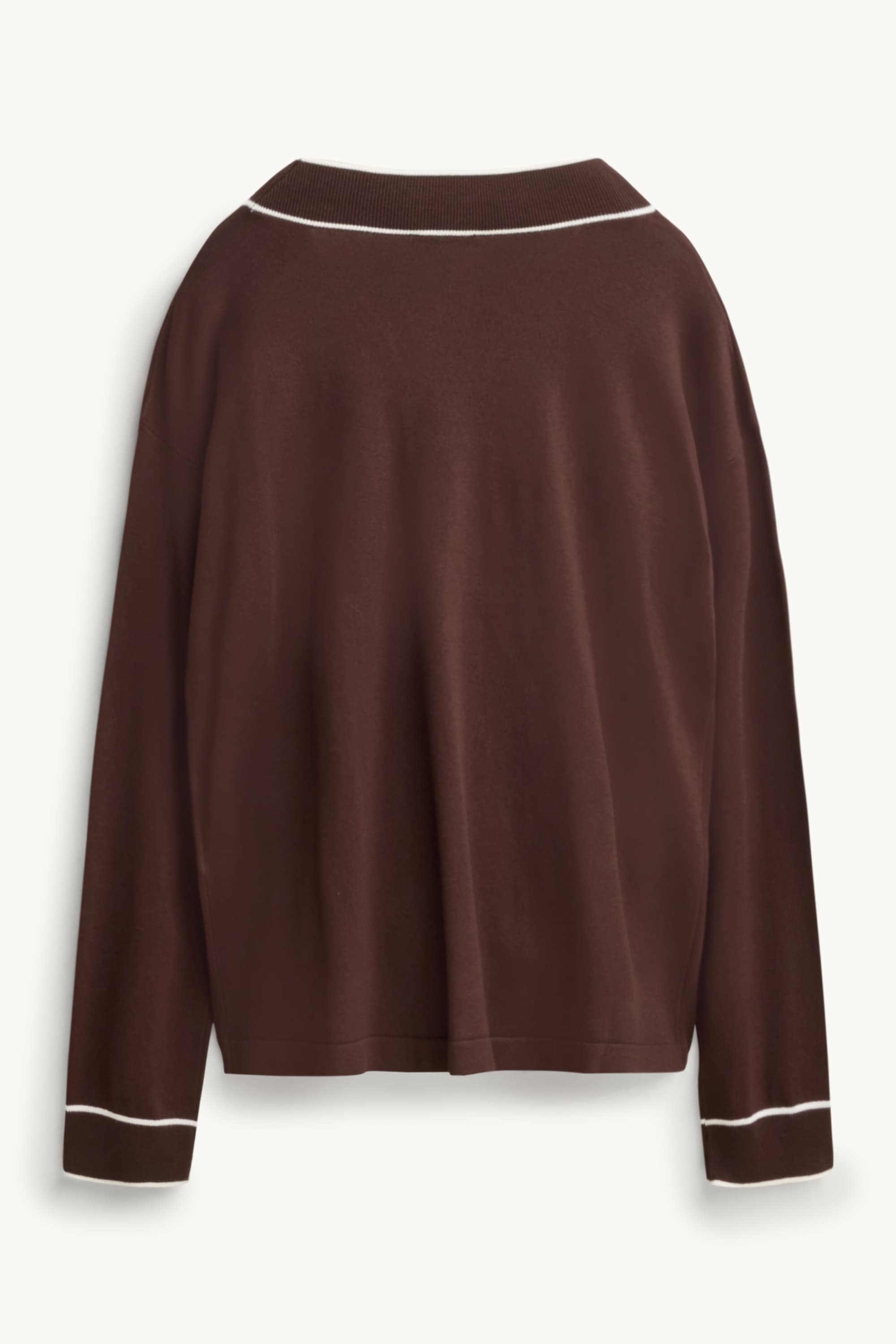 Cardigan brown / cremewhite
