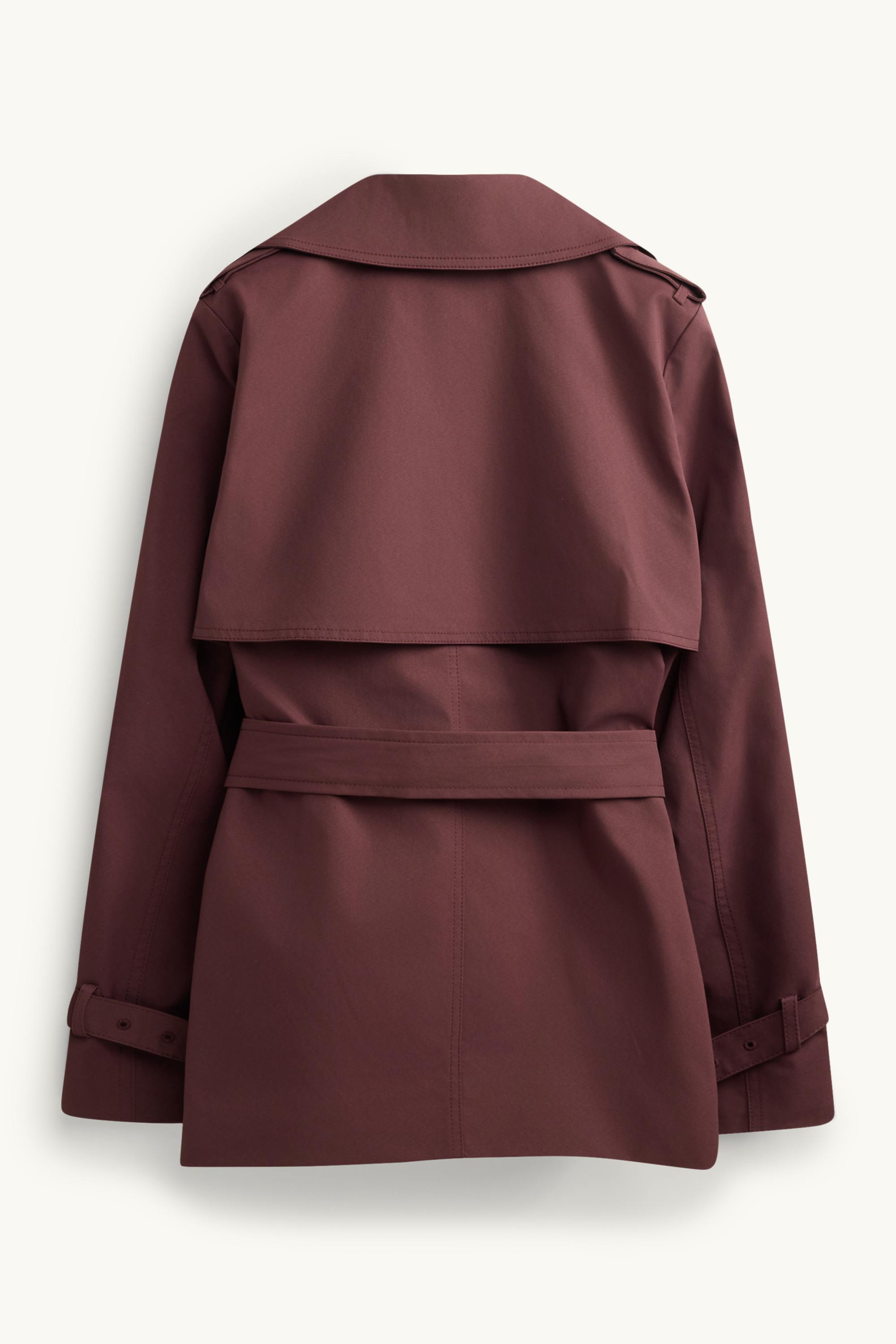 Trench coat - water-repellent bordeaux