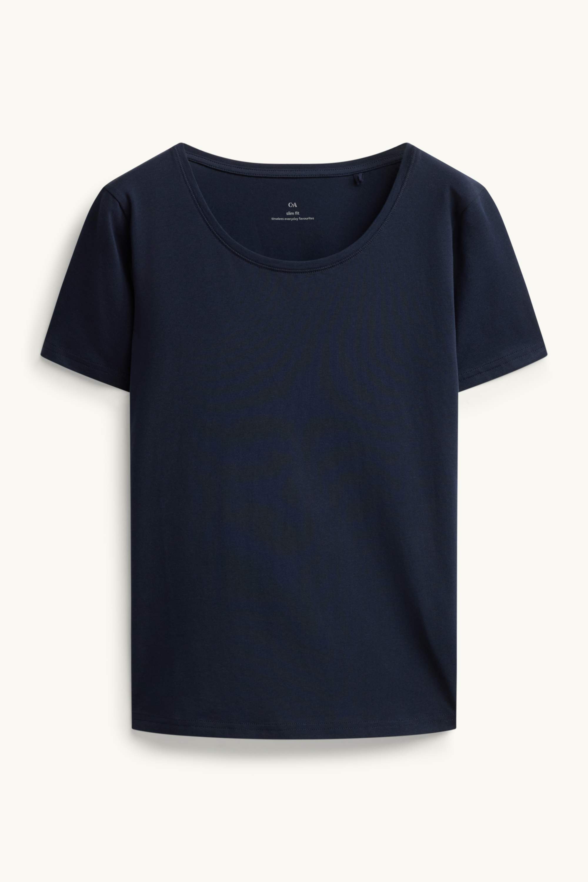 T-shirt - slim fit dark blue