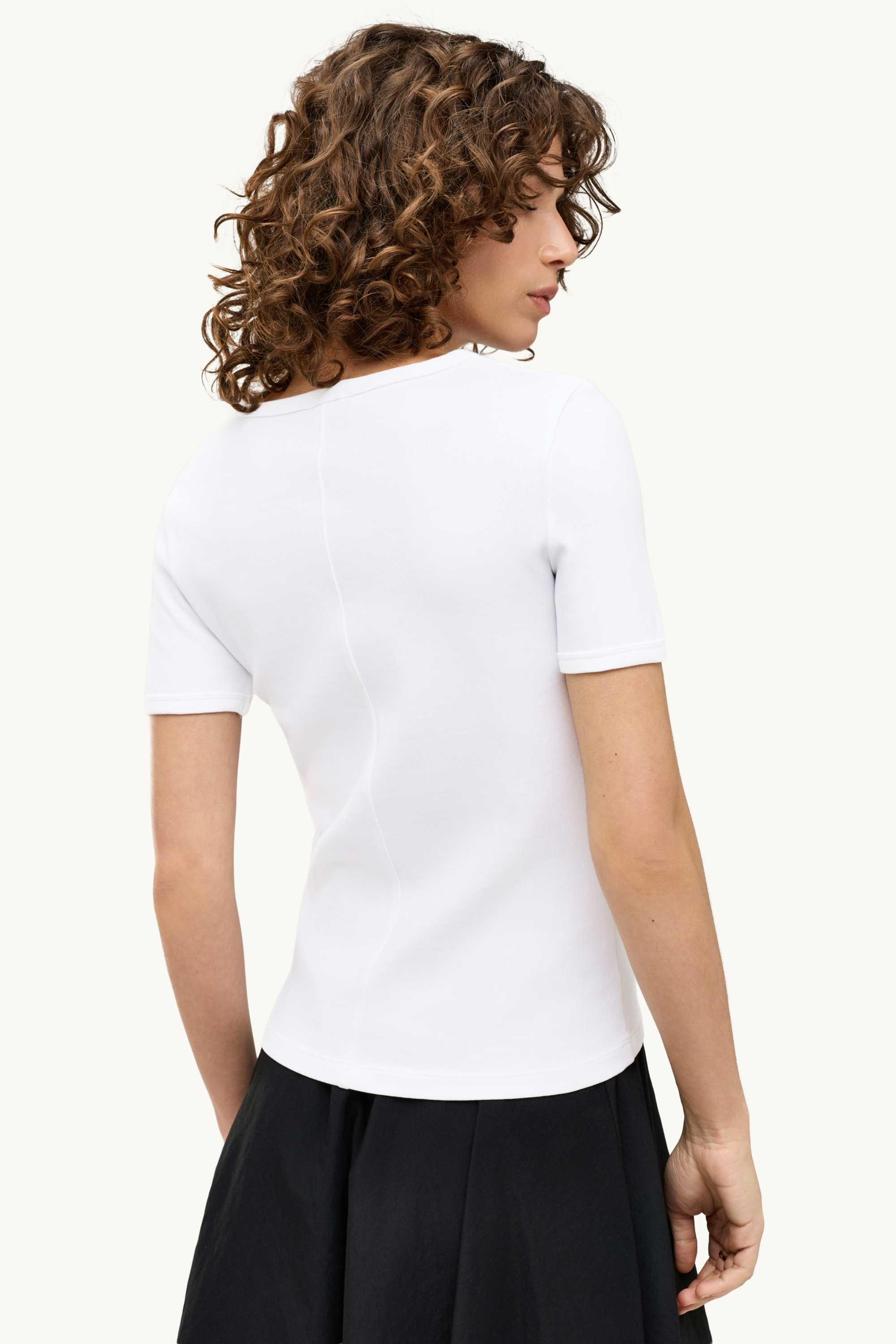 T-shirt - slim fit white