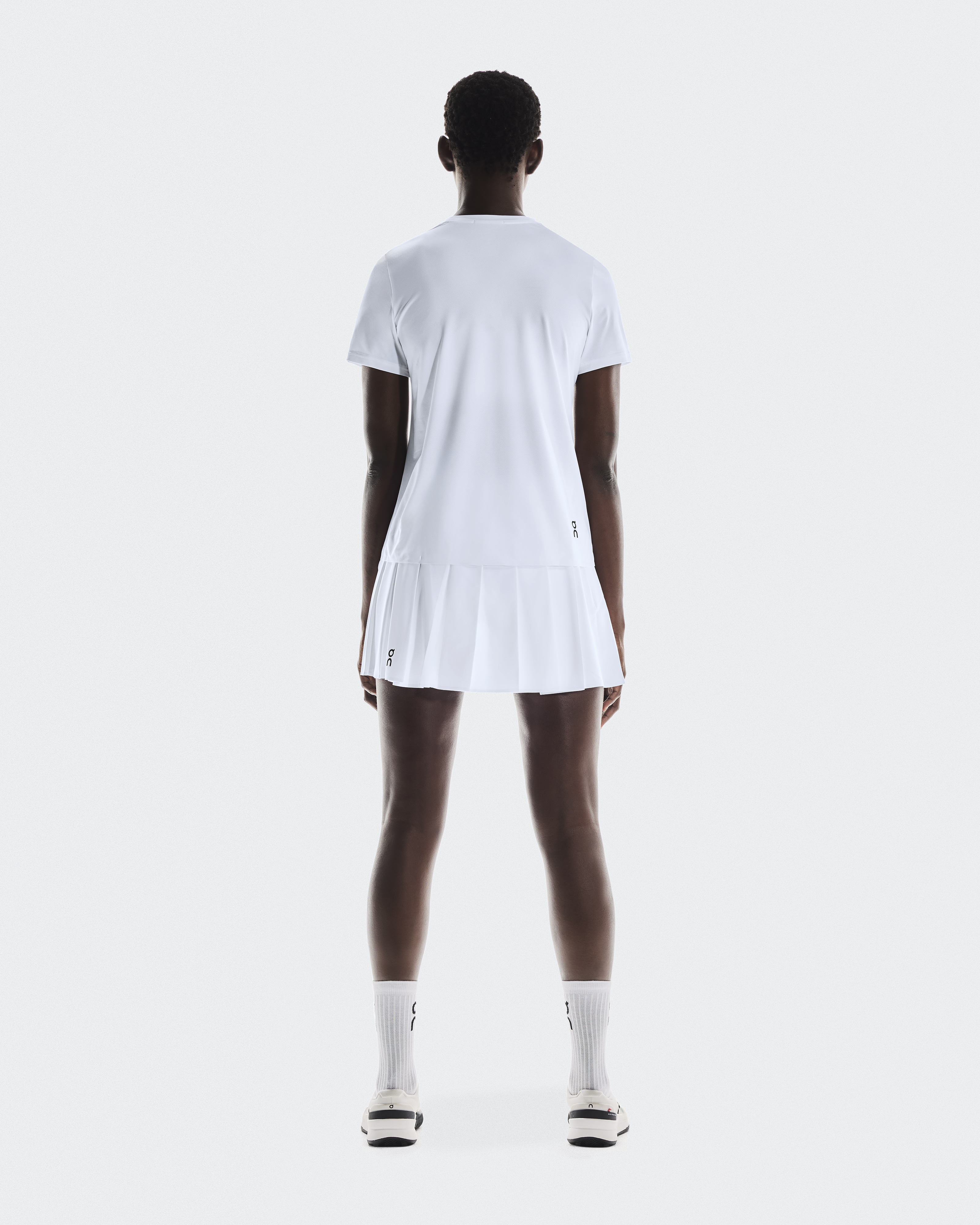 Court Skirt Pleated - White