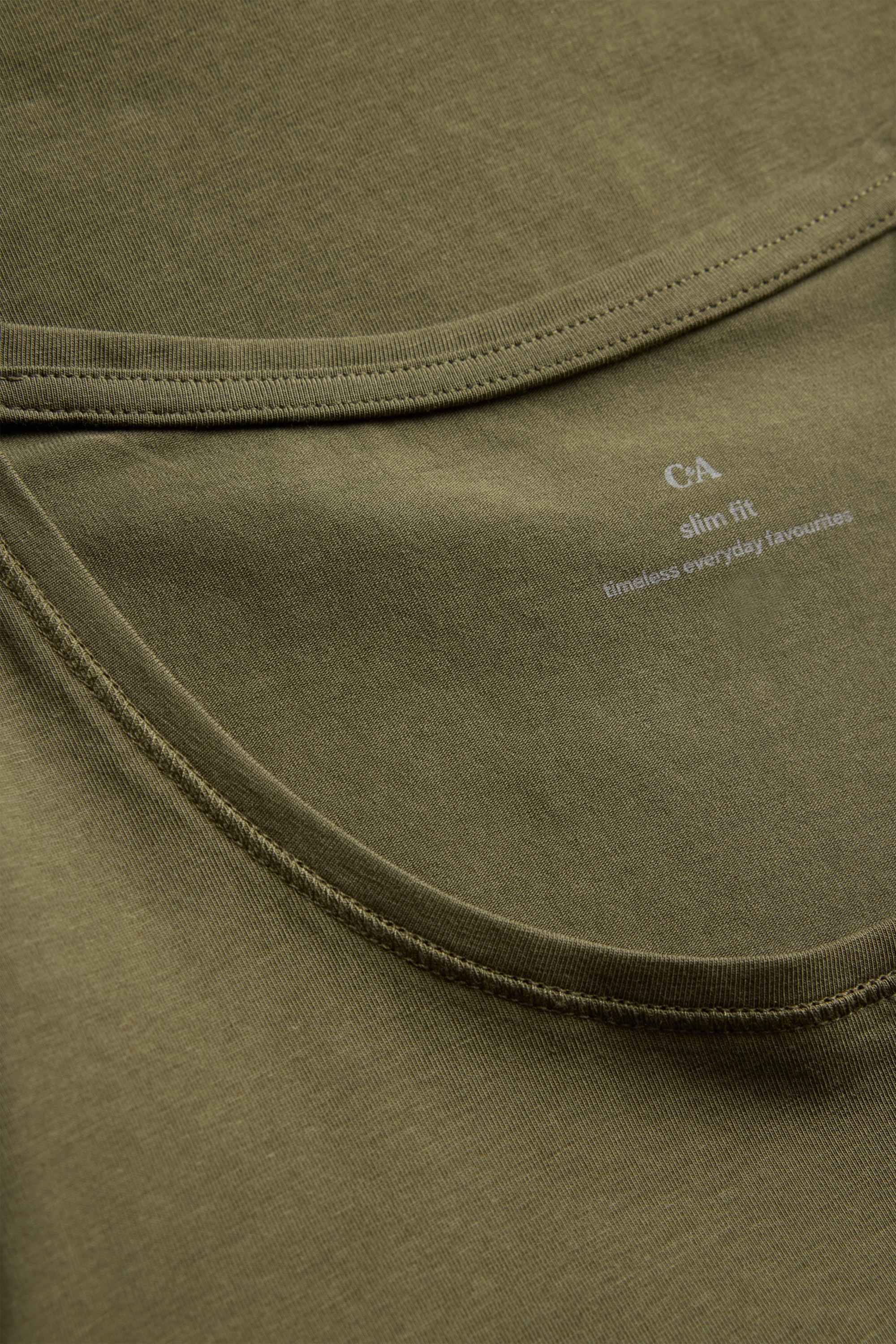 T-shirt - slim fit green