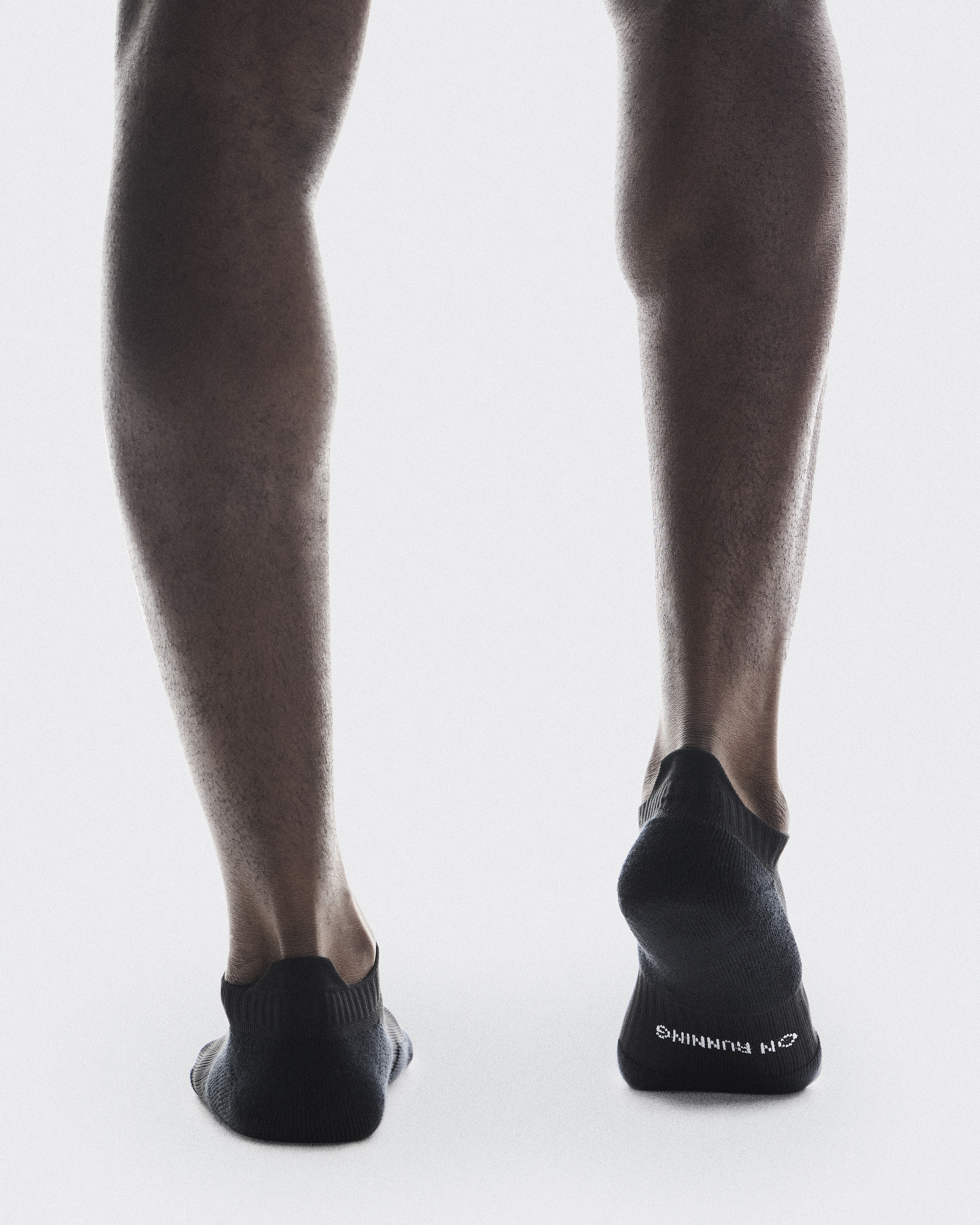Core Run Sock Low 2P - Black