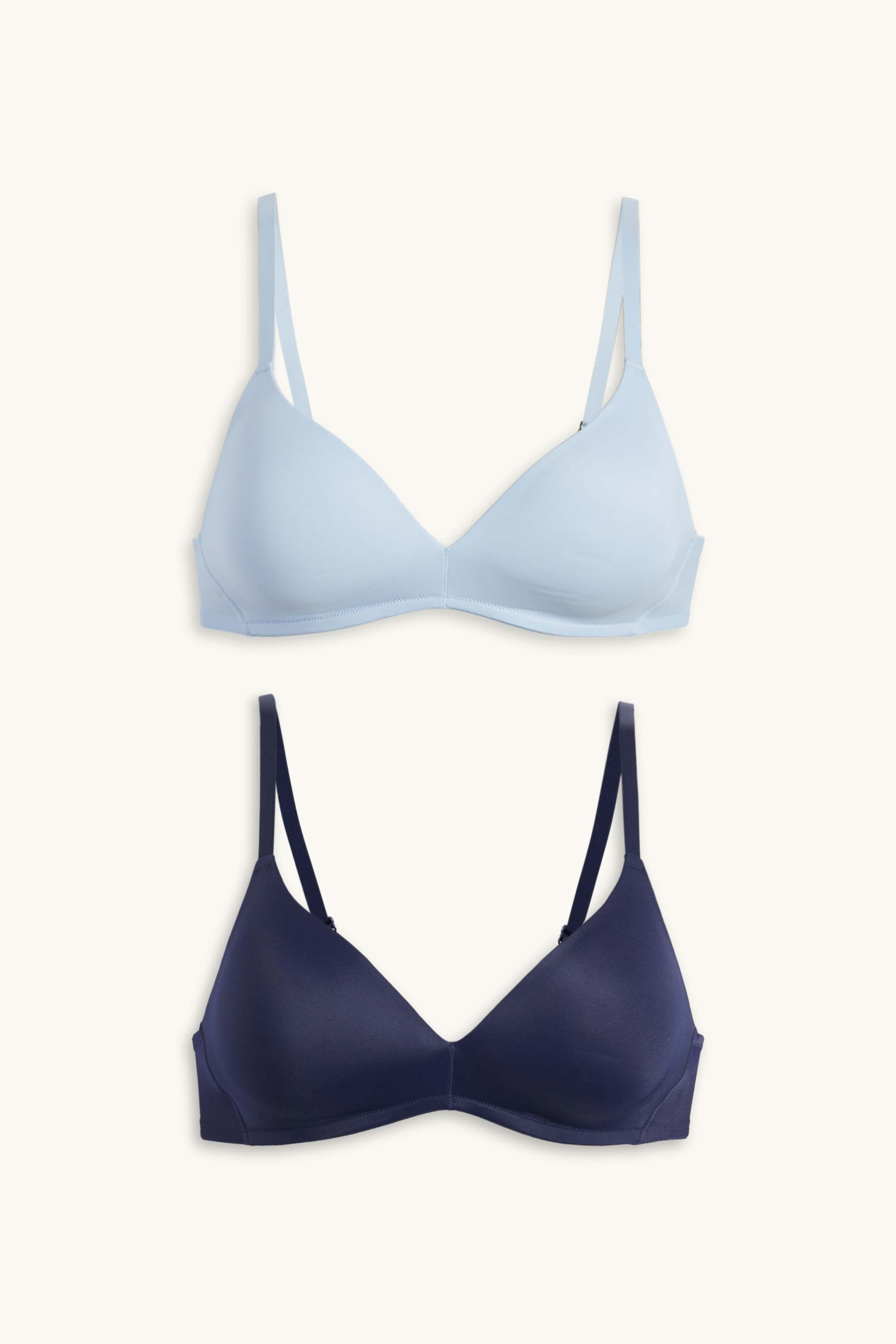Multipack of 2 - non-wired bra - padded blue (1)