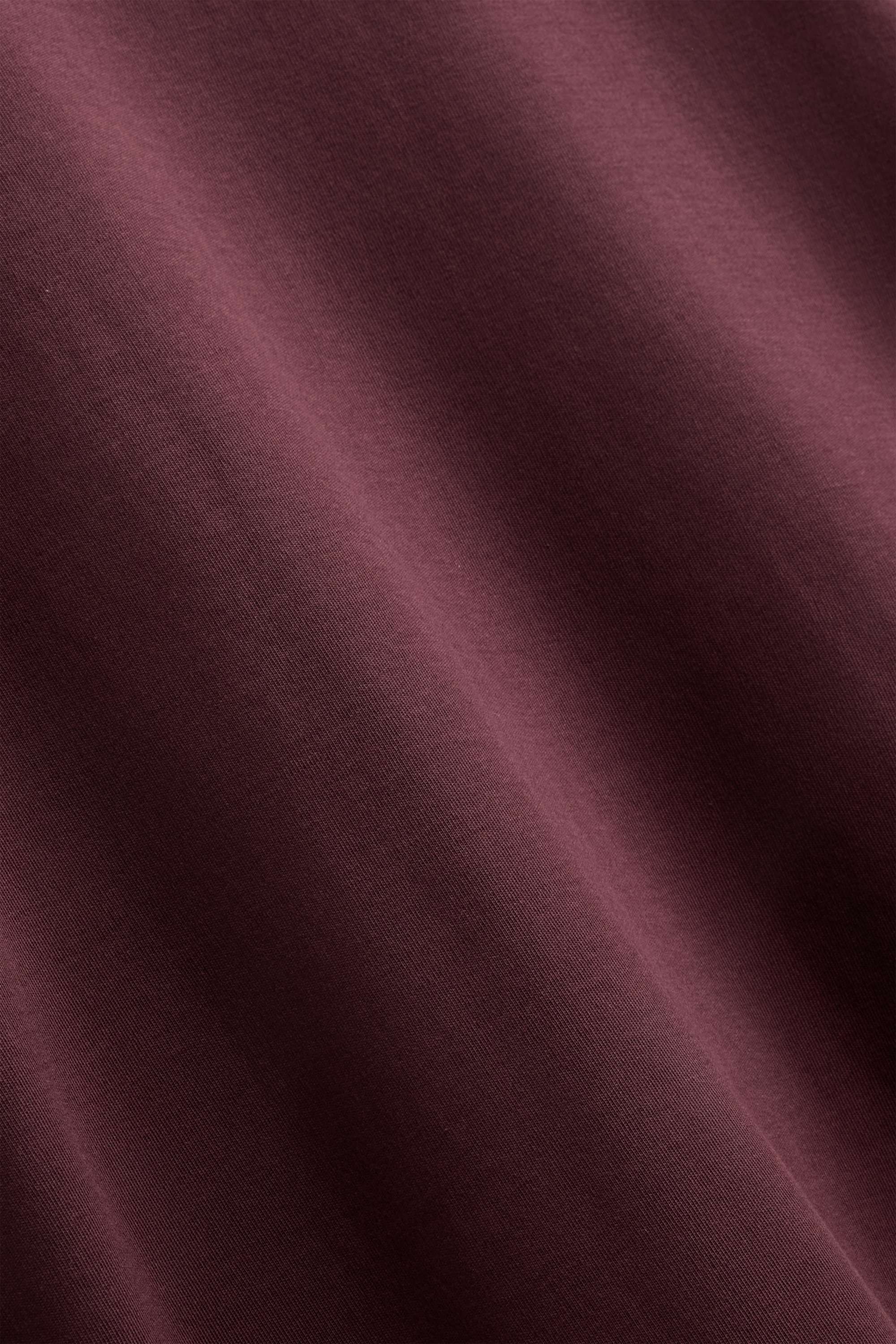 Long sleeve top- regular fit bordeaux