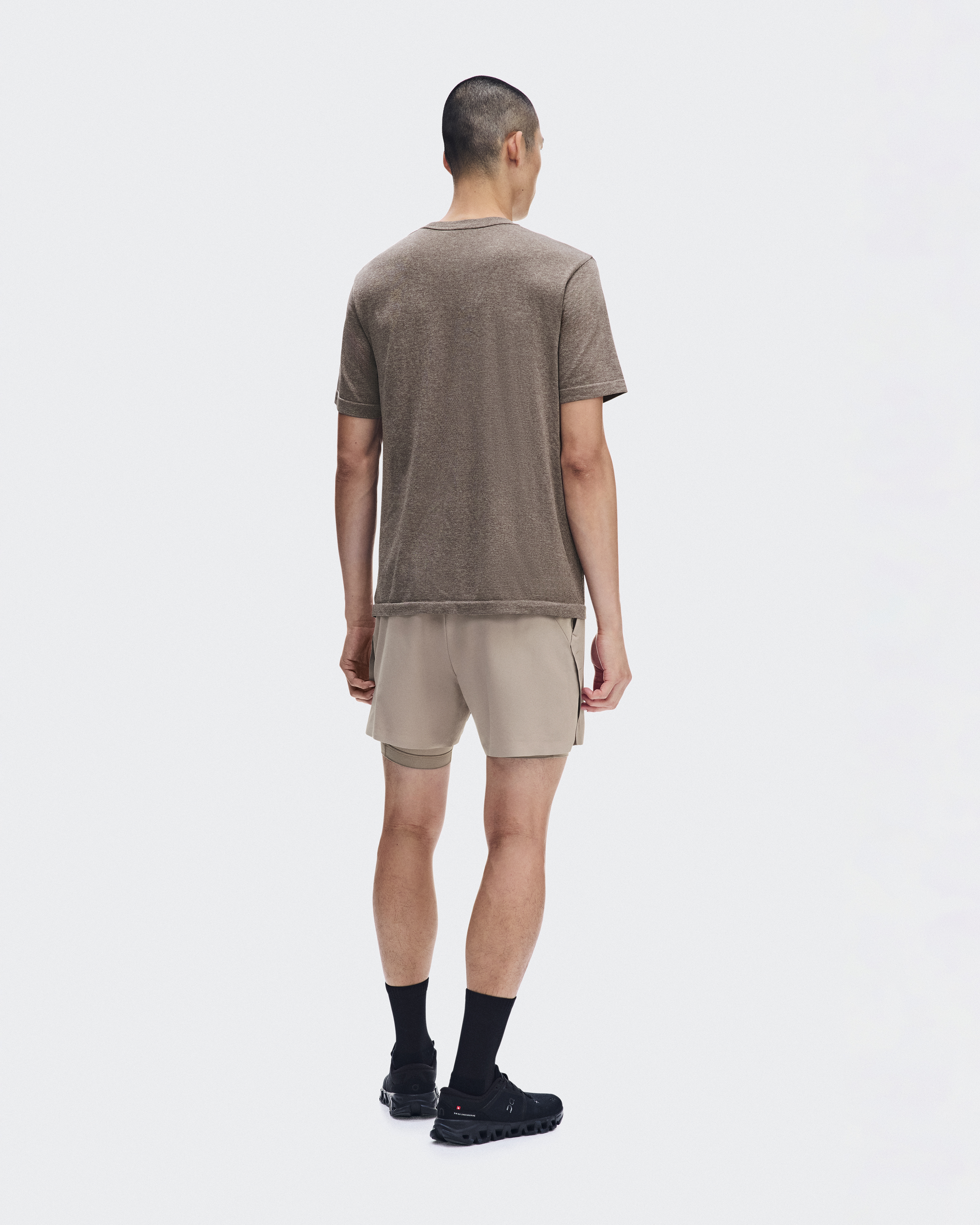 Train 2-in-1 Shorts - Clay