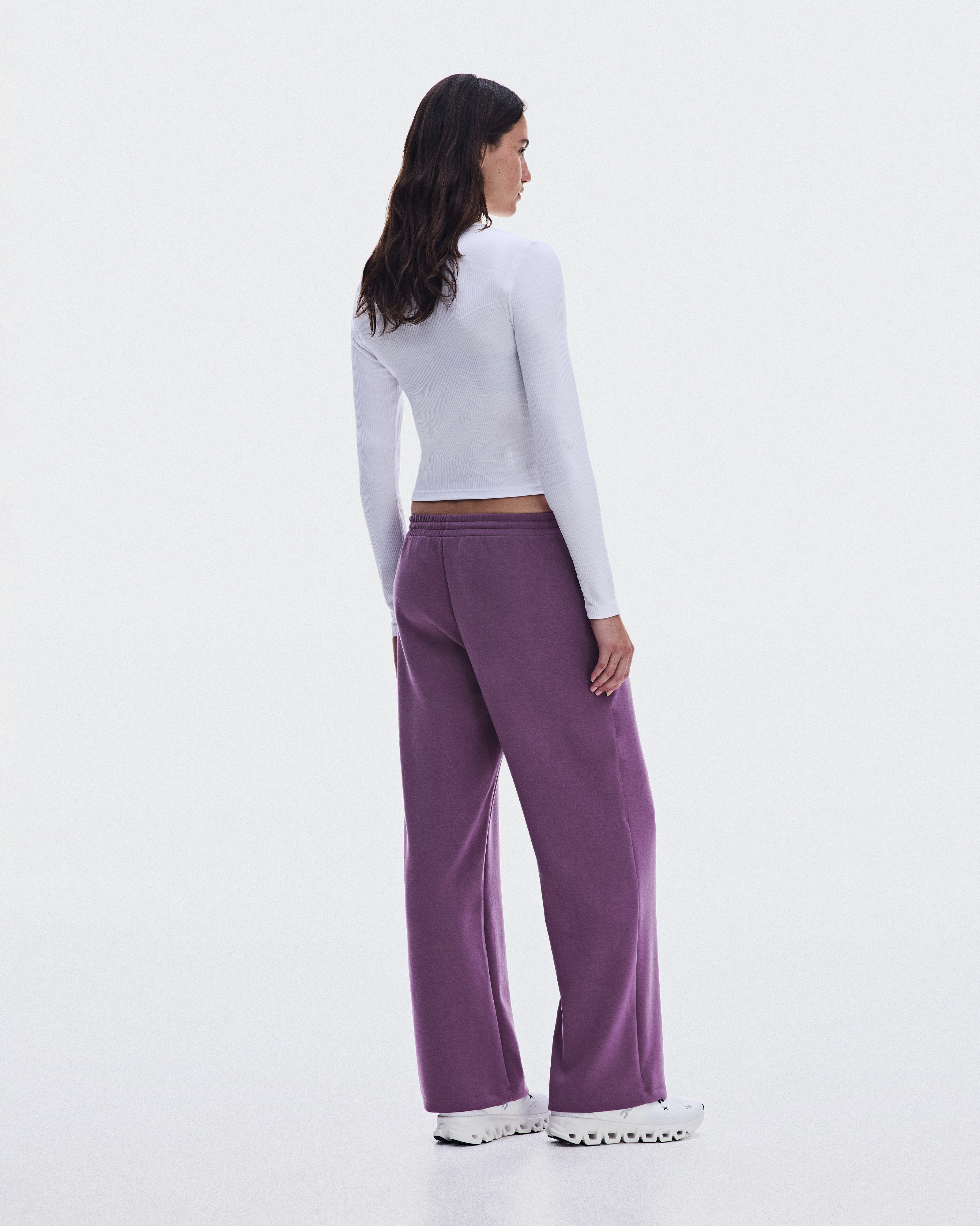 Studio Pants Wide - Cassis