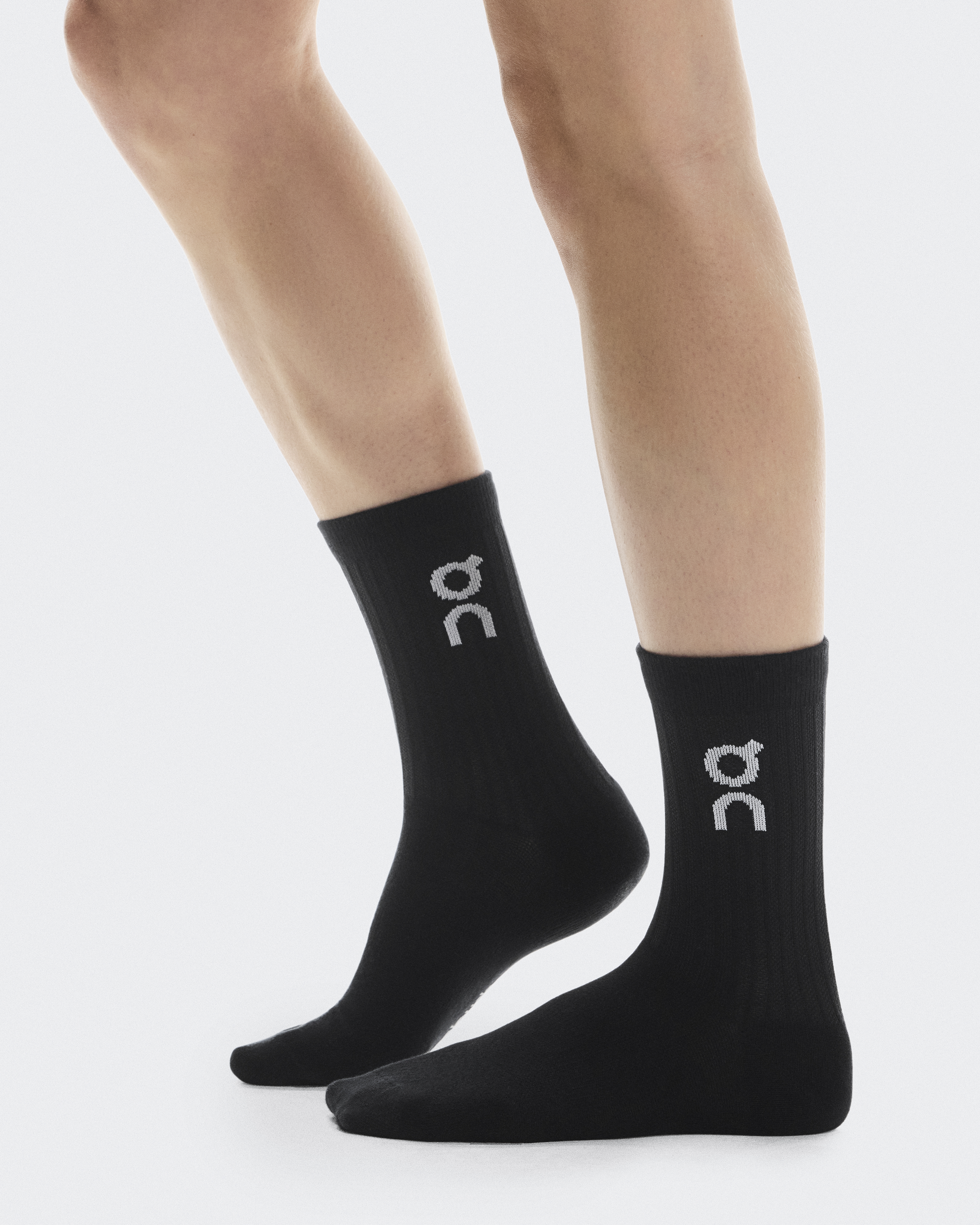 Logo Sock High 3P - Black