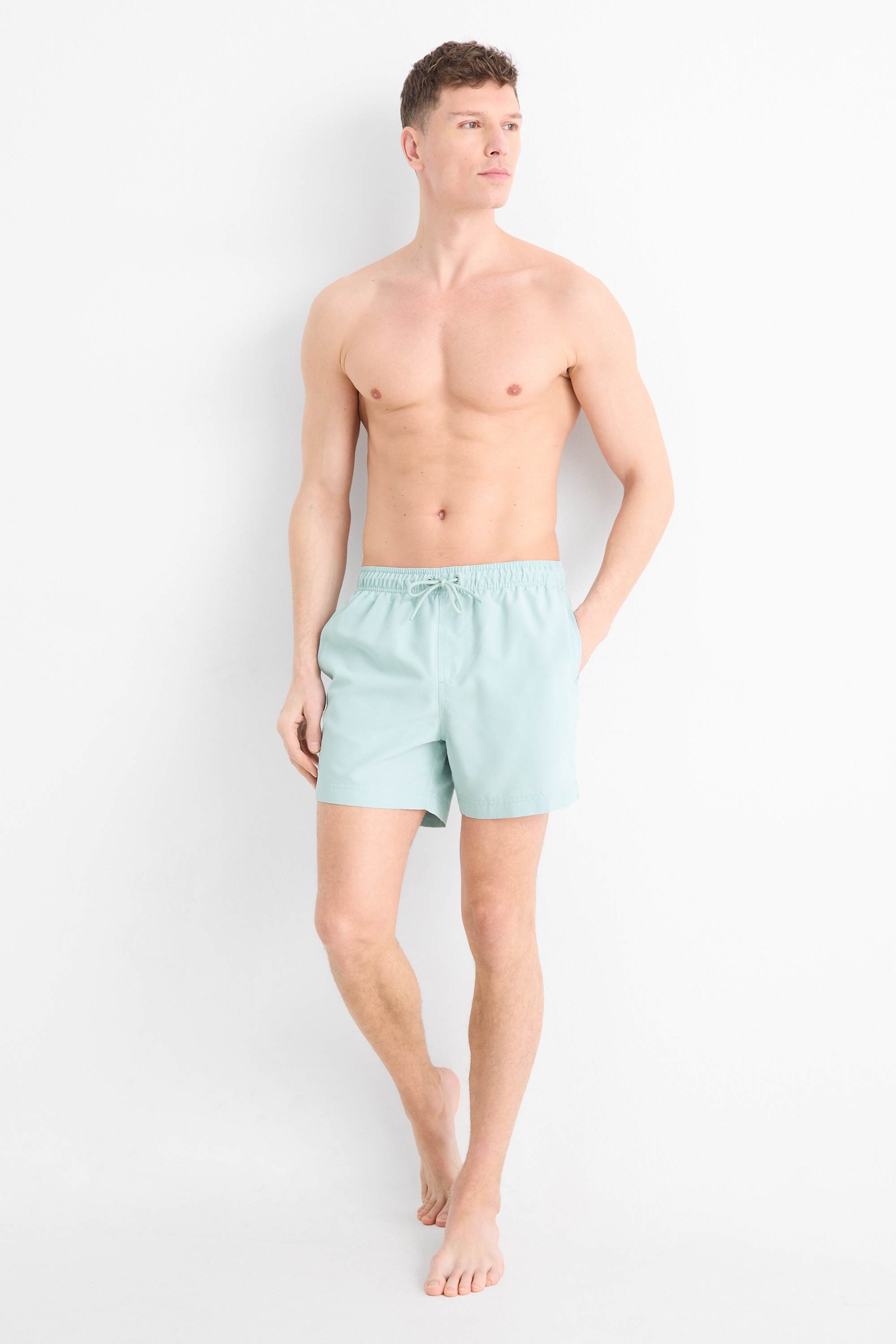 Swim shorts light turquoise