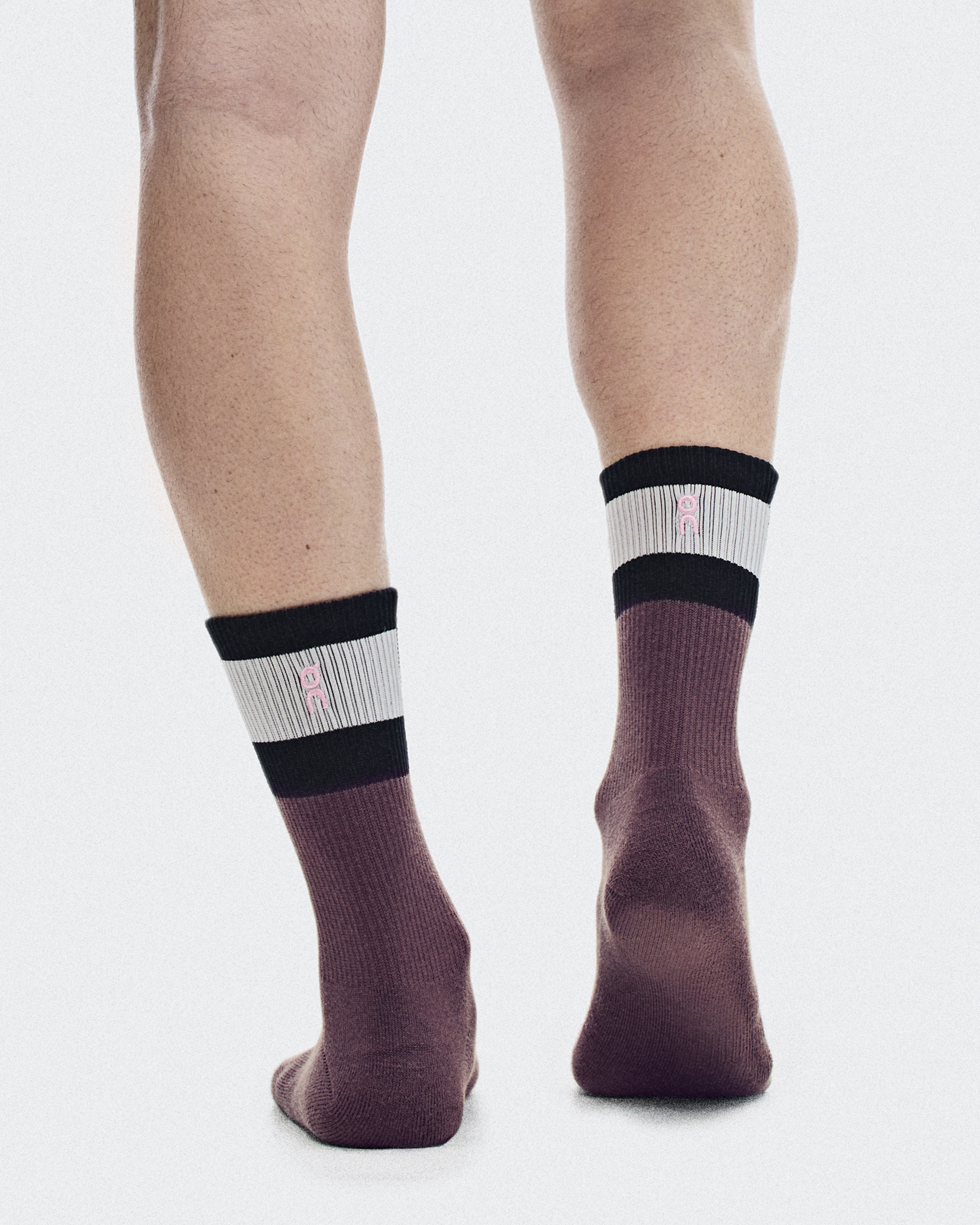 Courtside Sock High 2P - Ivory | Mulberry