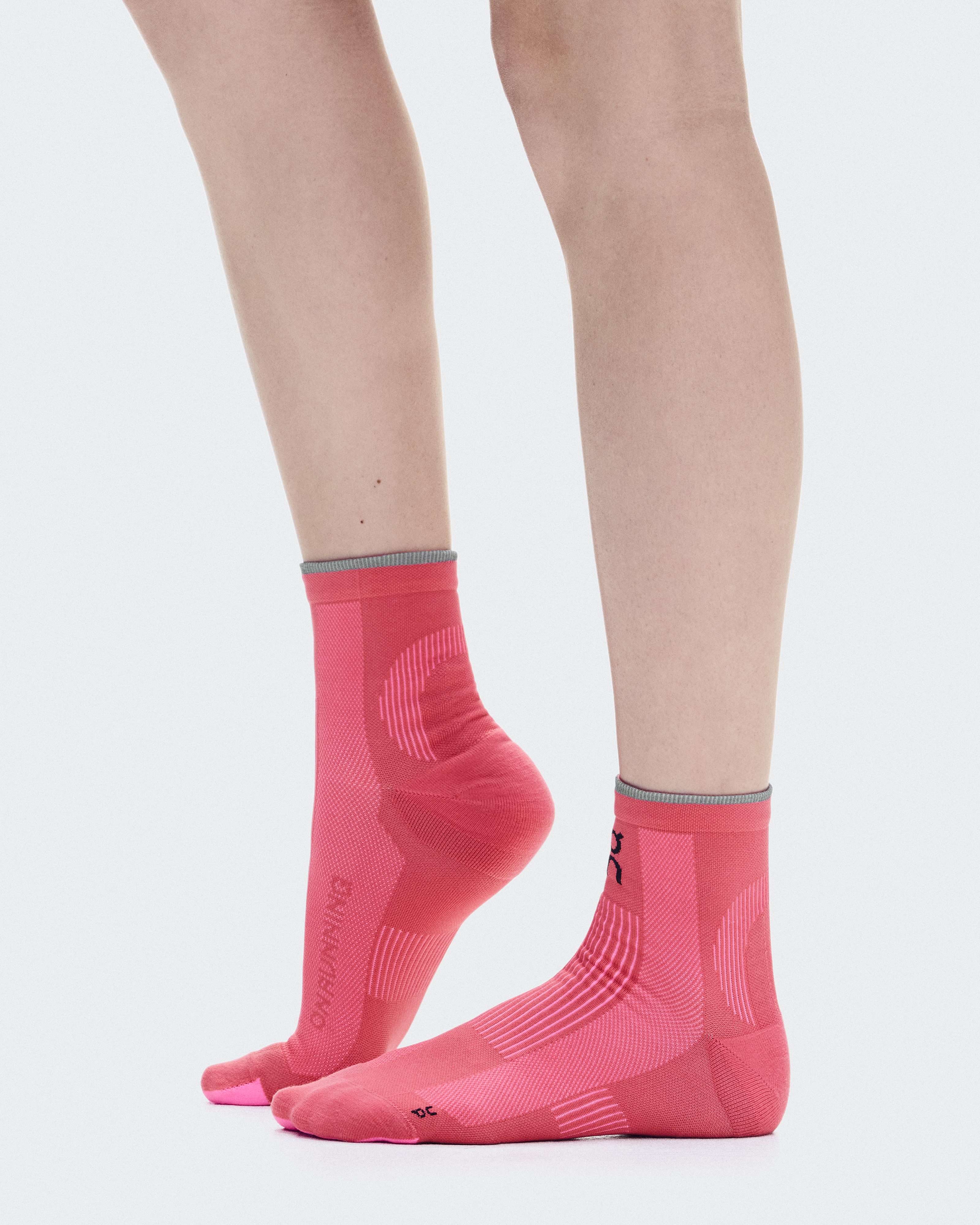 Elite Run Sock Mid - Camellia | Azalea