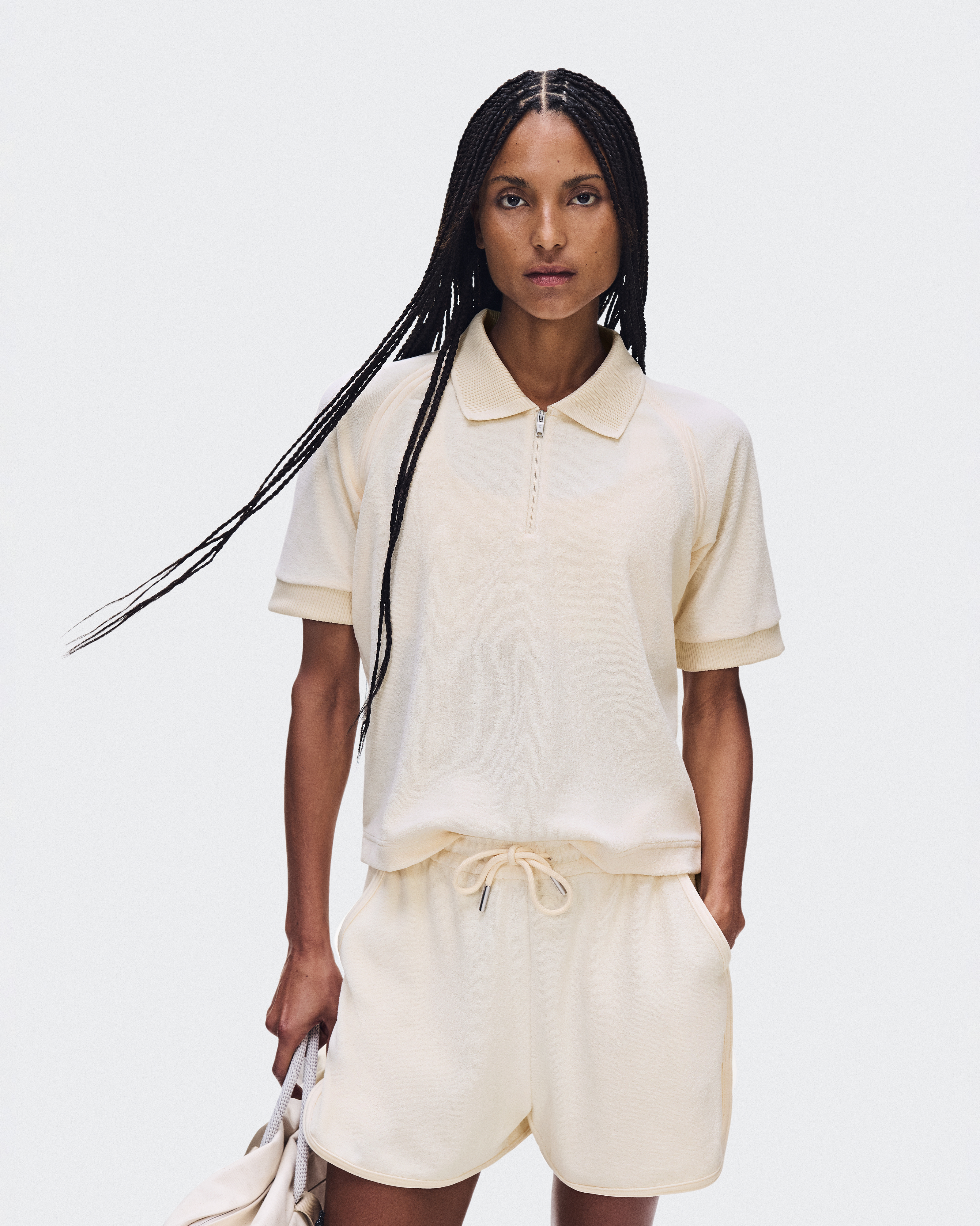 Courtside Shorts Terry - Chantilly