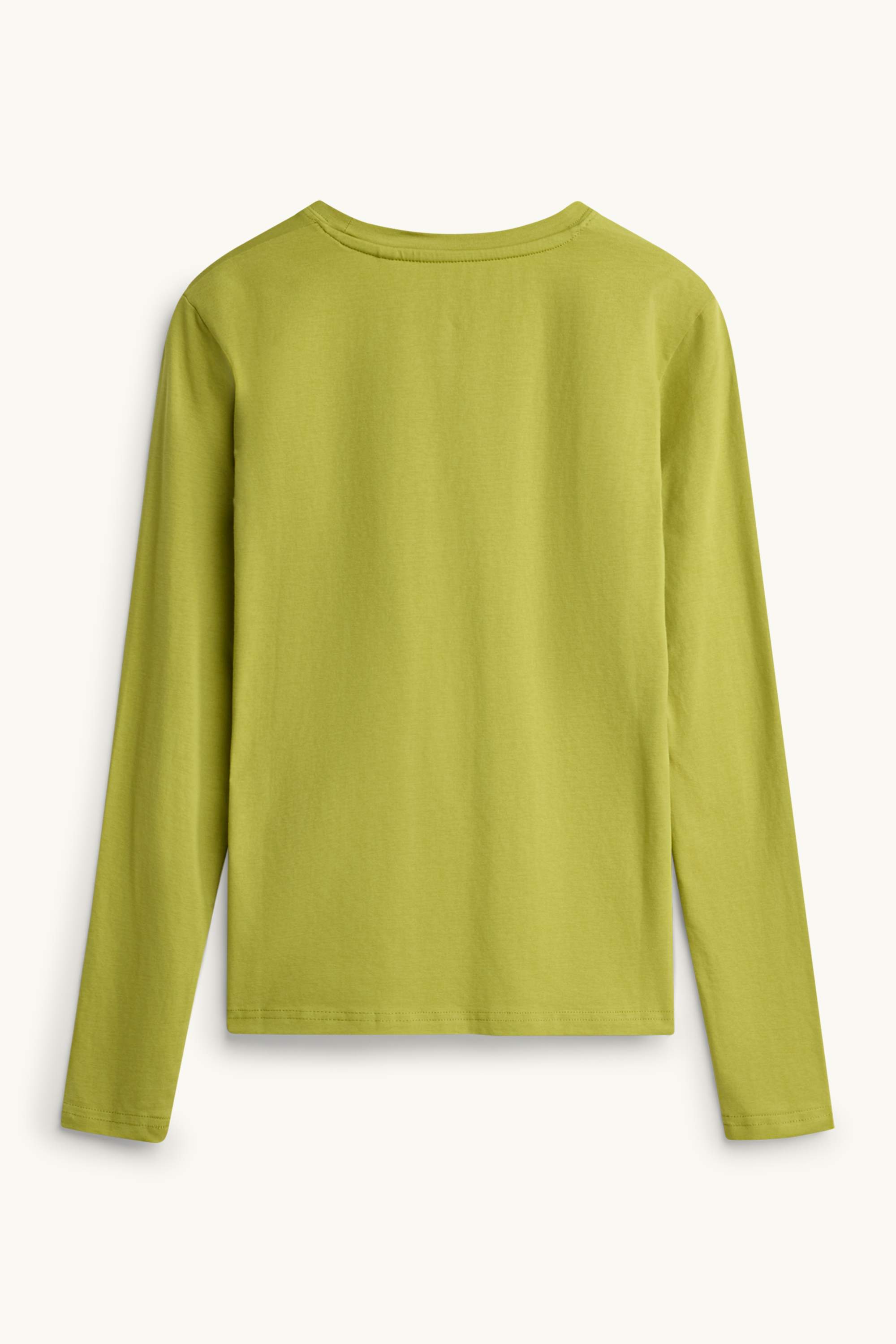 Long sleeve top - slim fit green