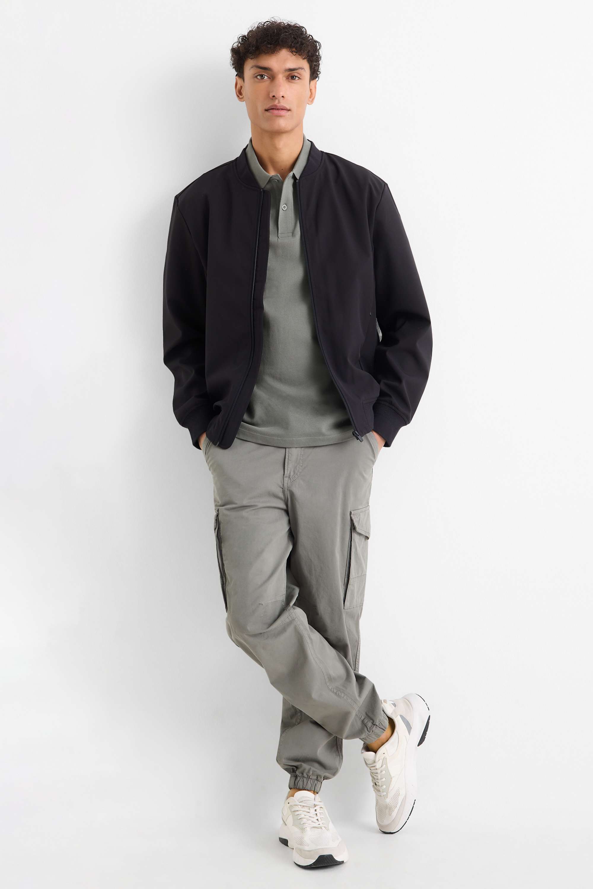 Polo shirt - regular fit gray (14)
