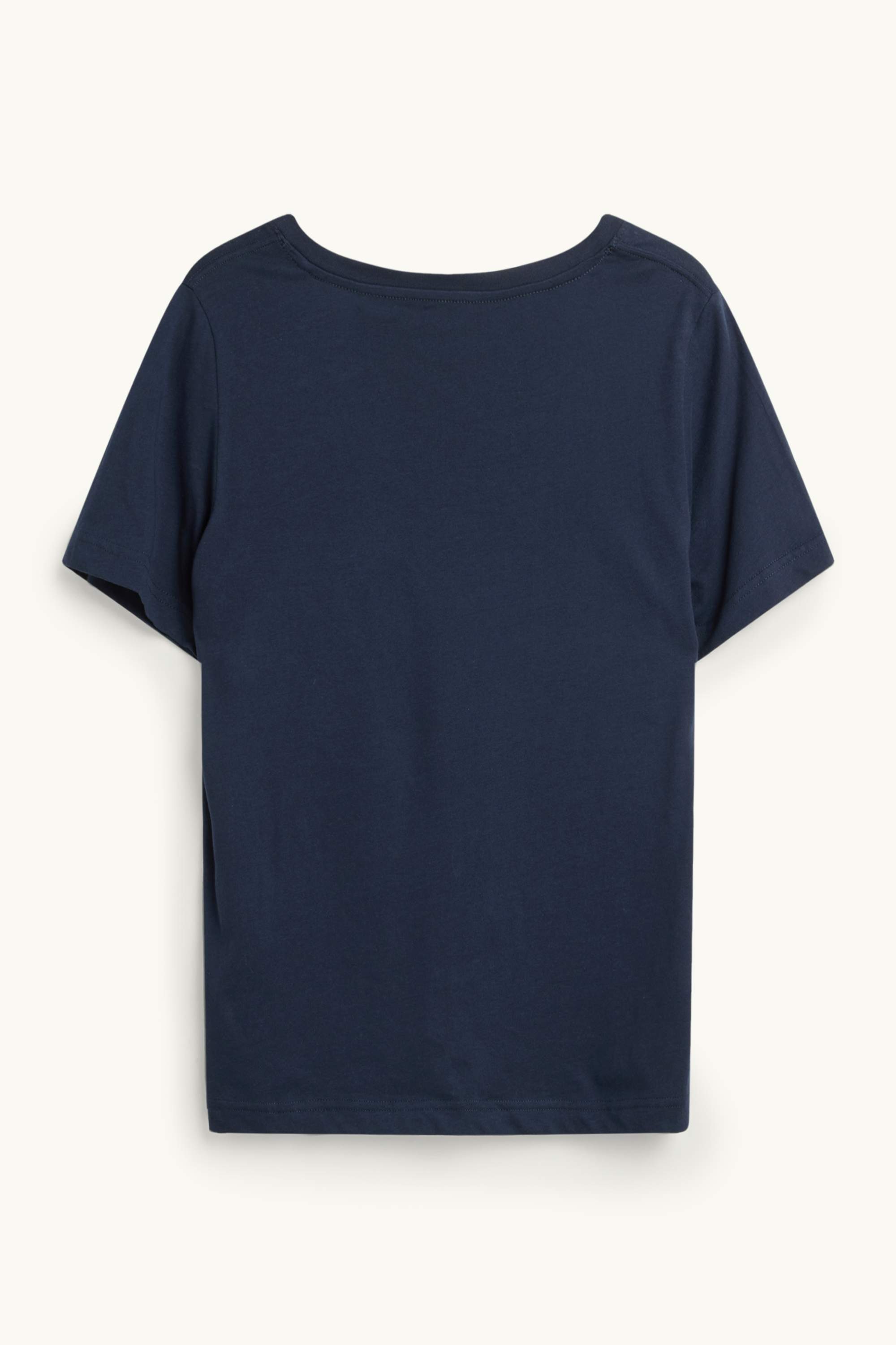 V-neck T-shirt - regular fit dark blue