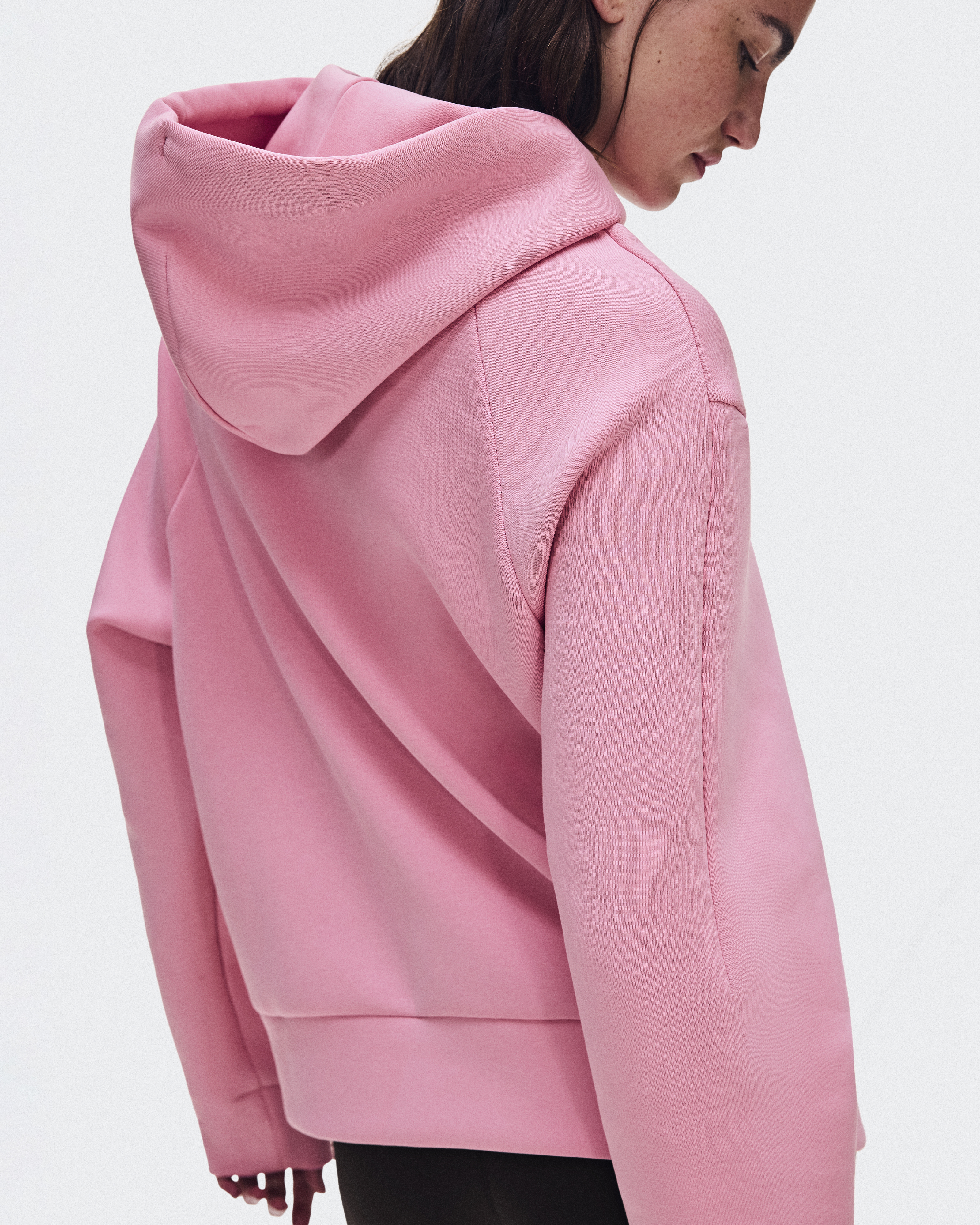 Focus Tech Zip Hoodie - Magnolia