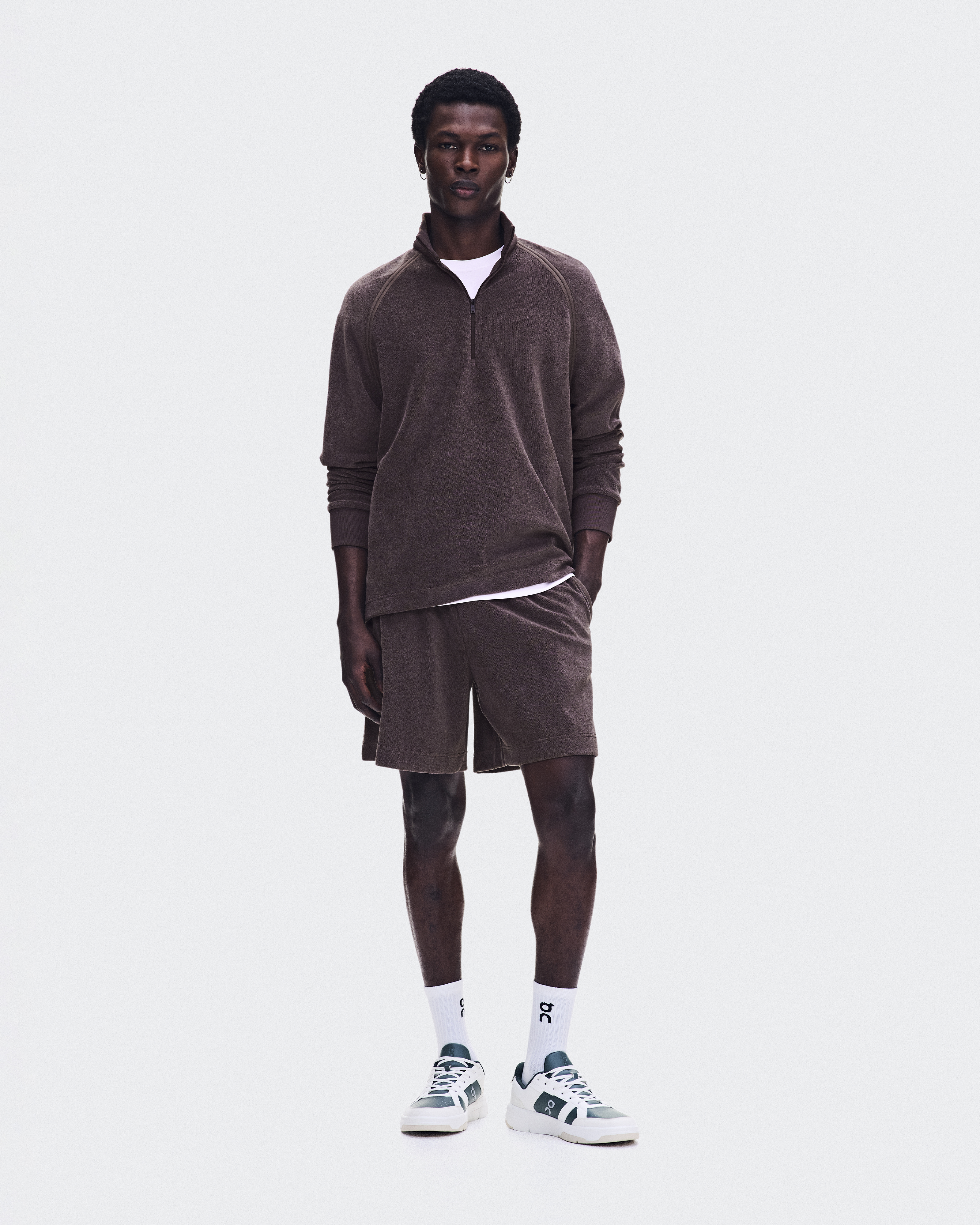 Courtside Shorts Terry - Mulberry