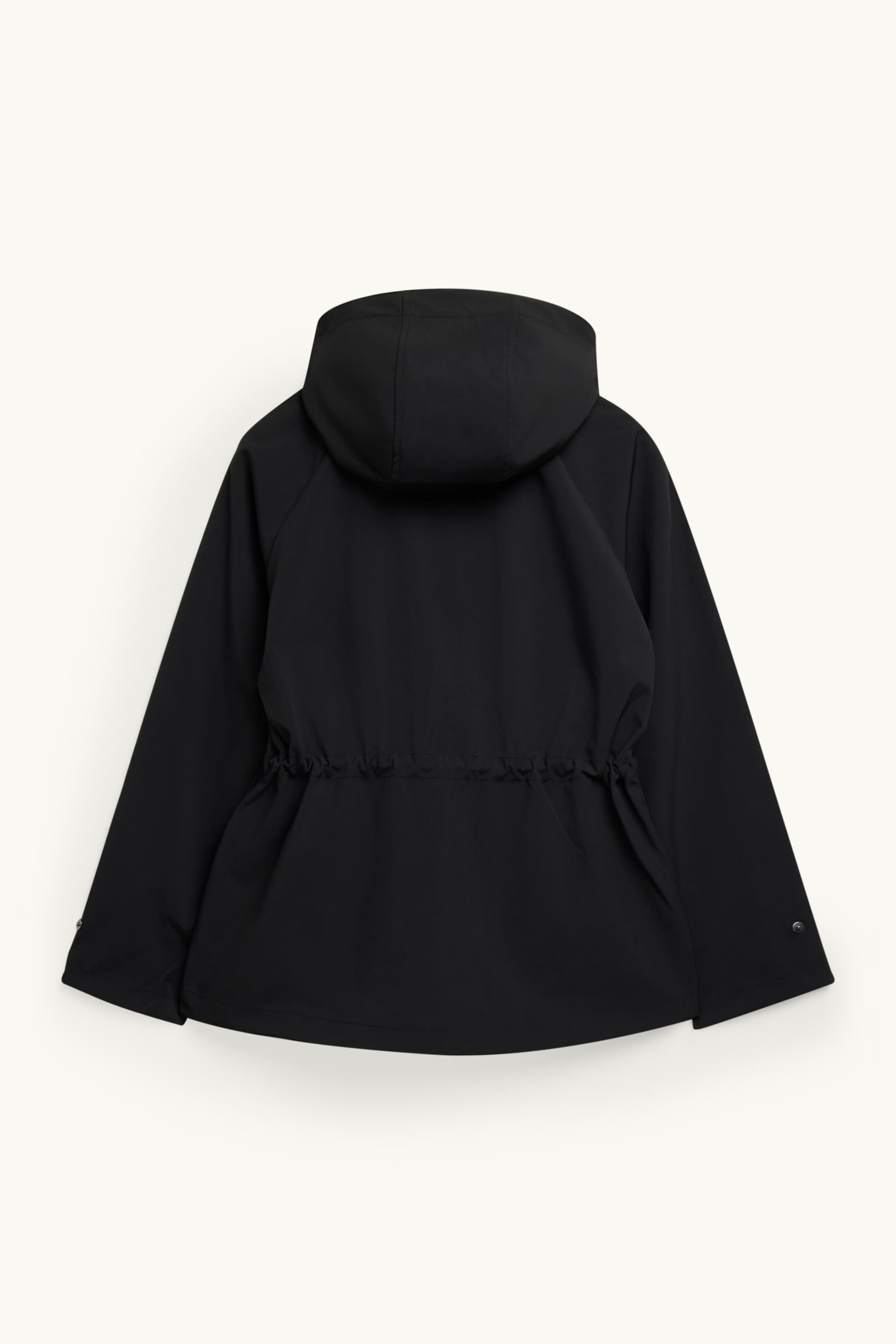 Softshell jacket with hood - water-repellent - 4 Way Stretch black