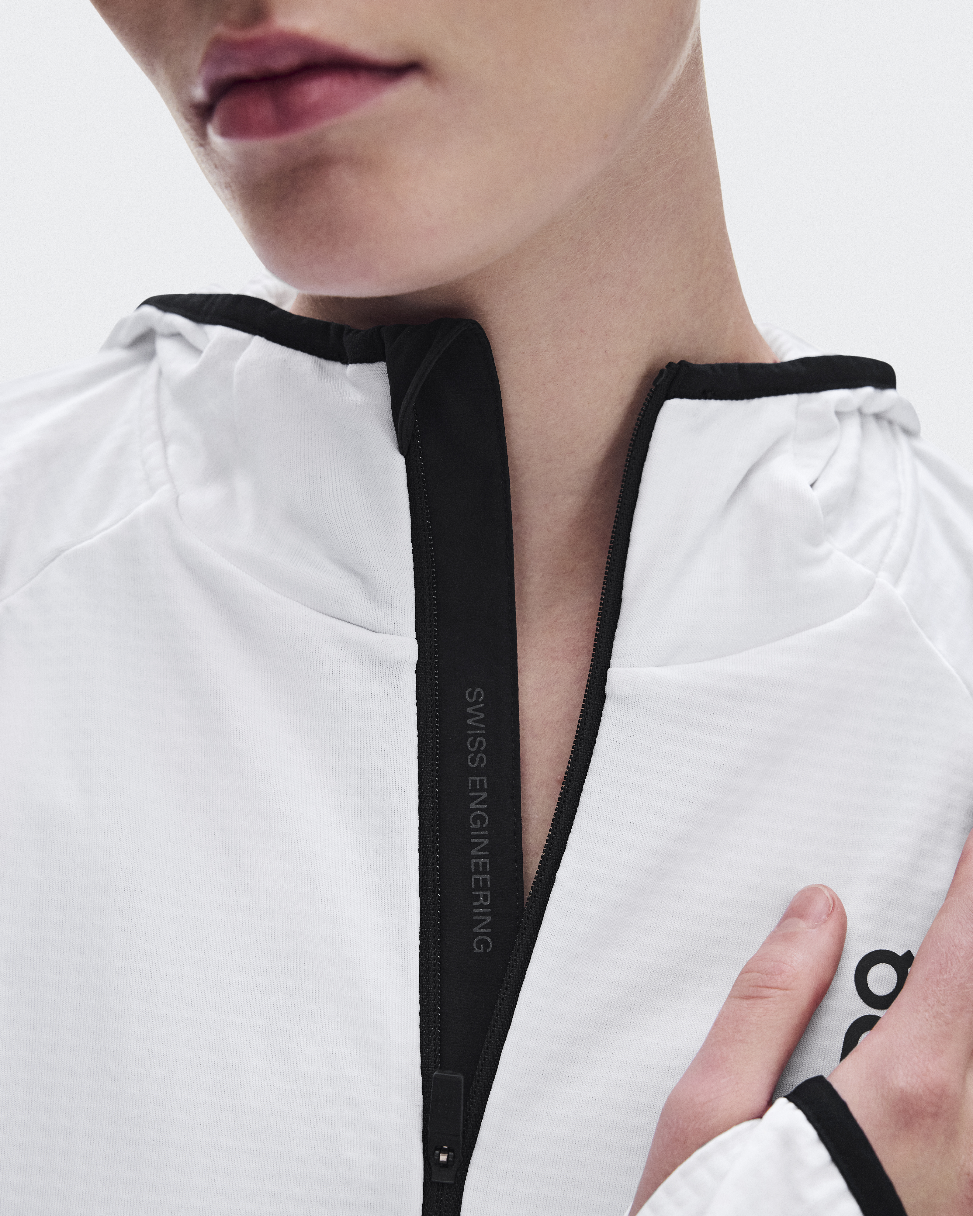 Climate Zip Hoodie - White