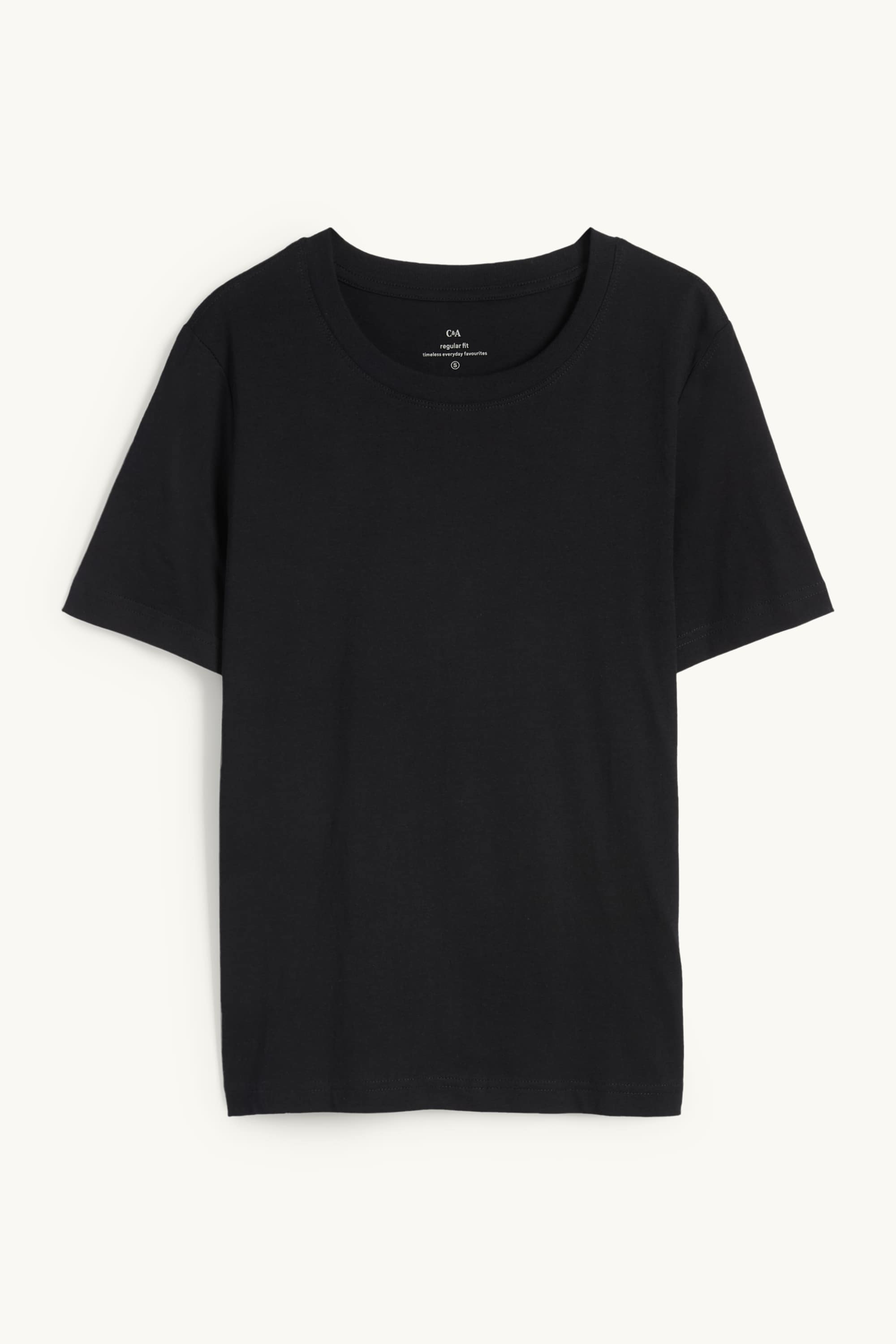 T-shirt - regular fit black