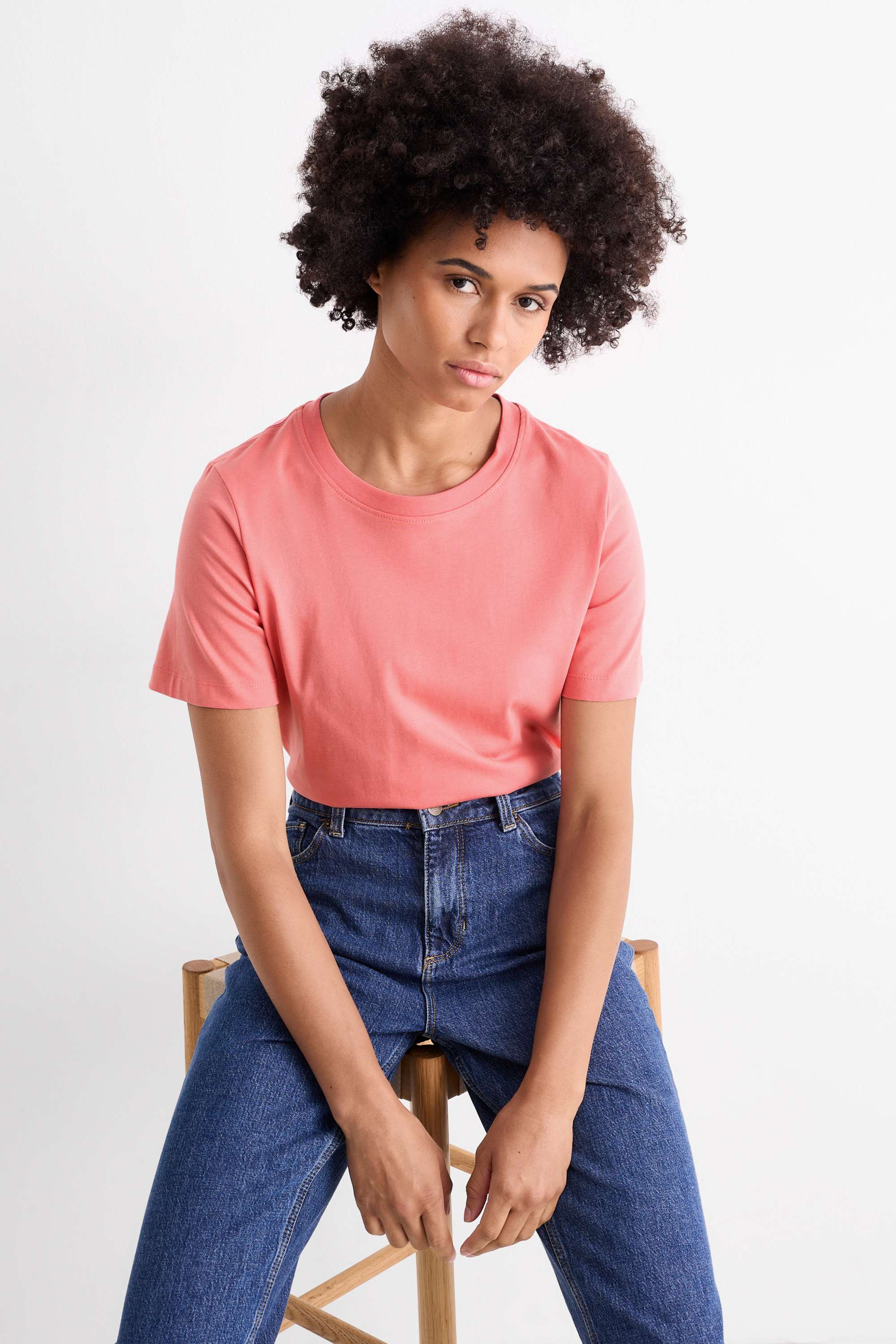 T-shirt - regular fit pink