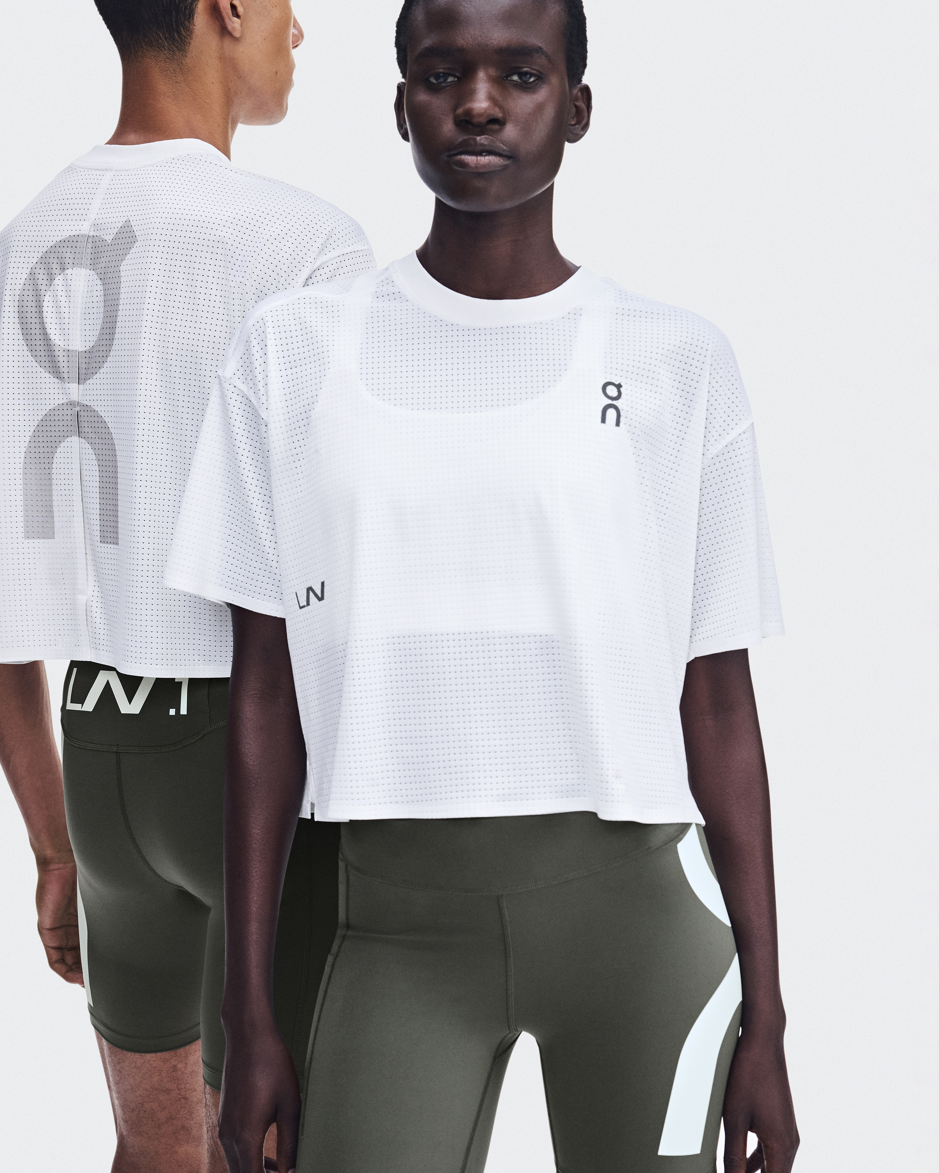 Cropped Run-T LN1 - White
