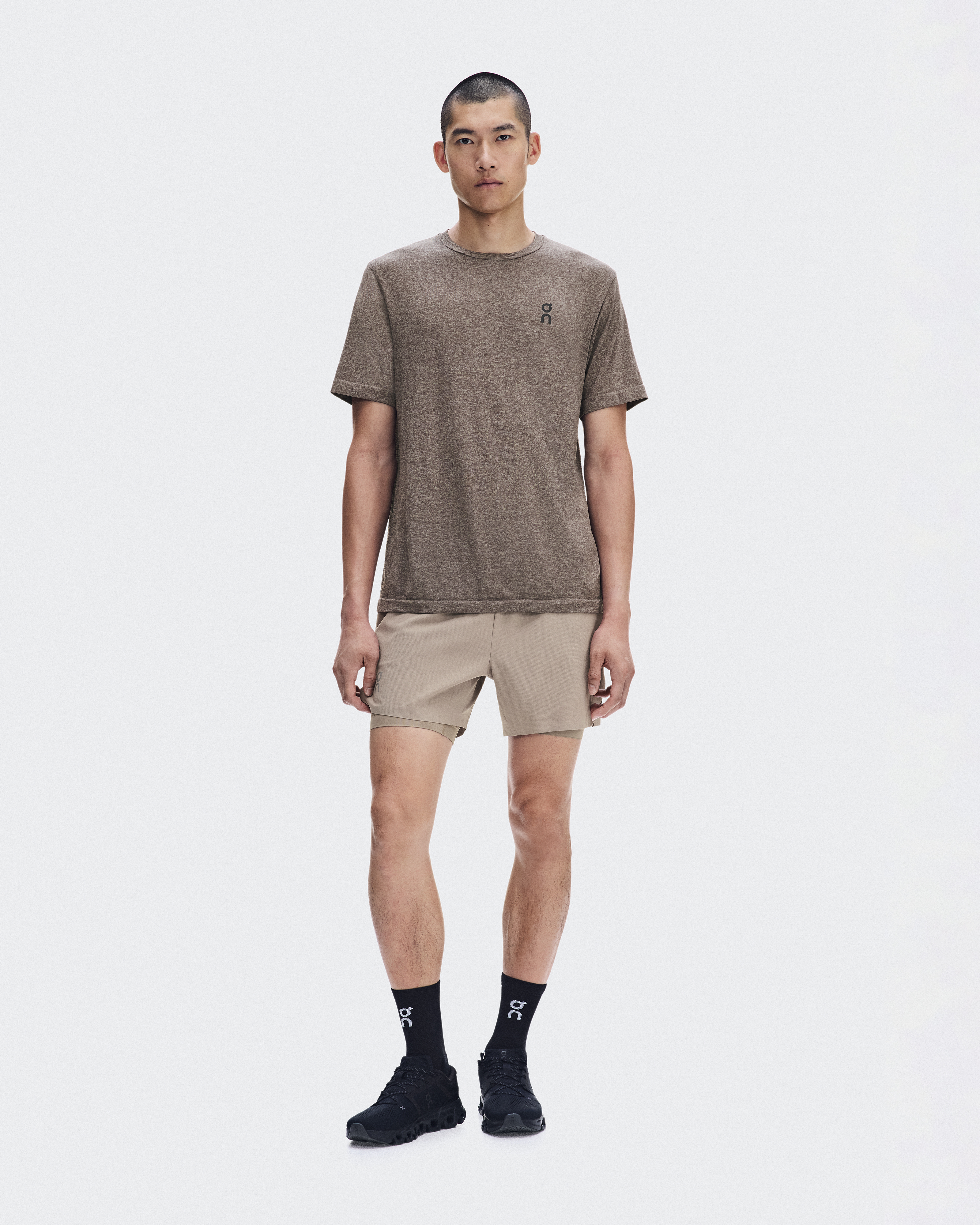 Train 2-in-1 Shorts - Clay