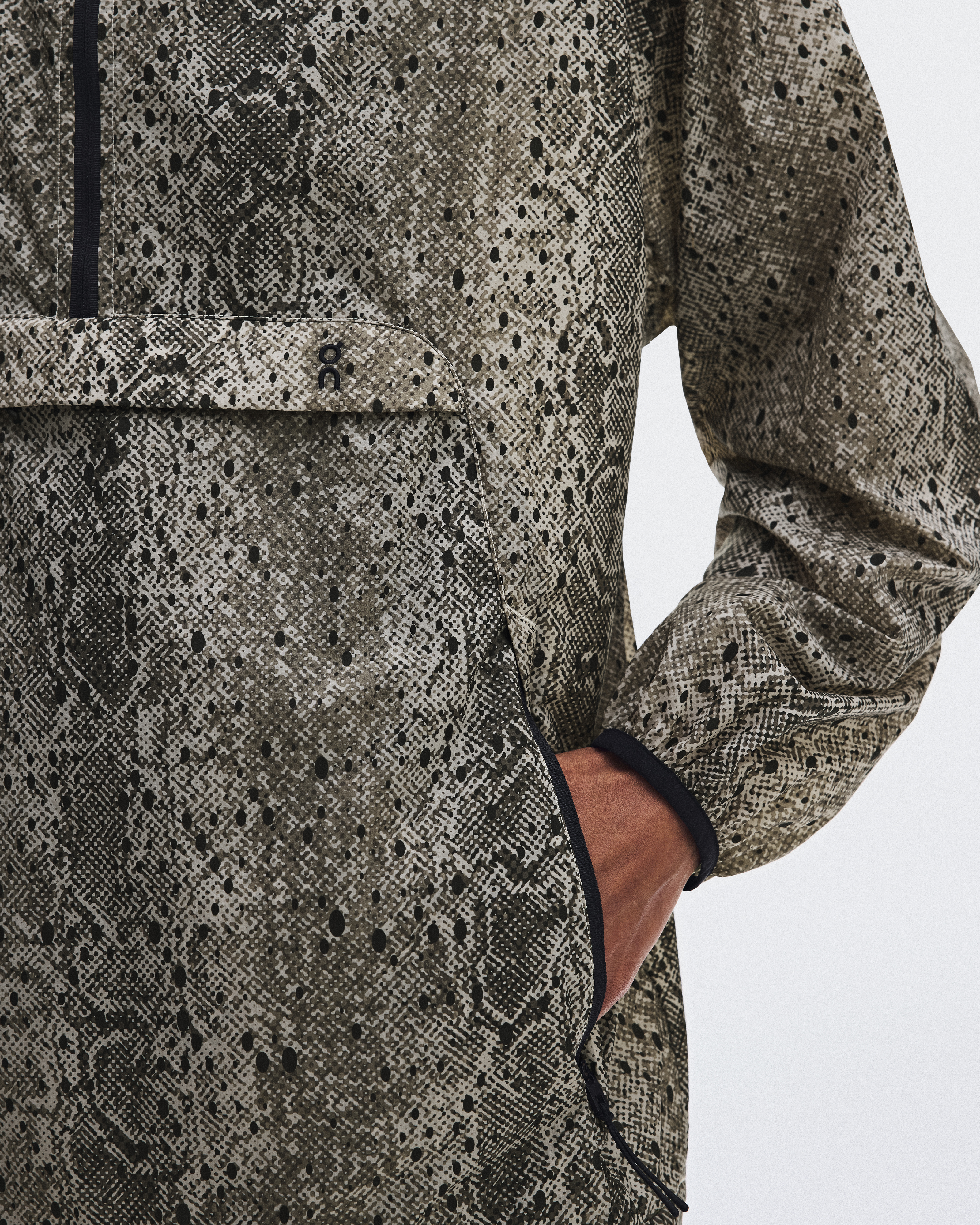 Half-Zip Anorak - Antler | Black