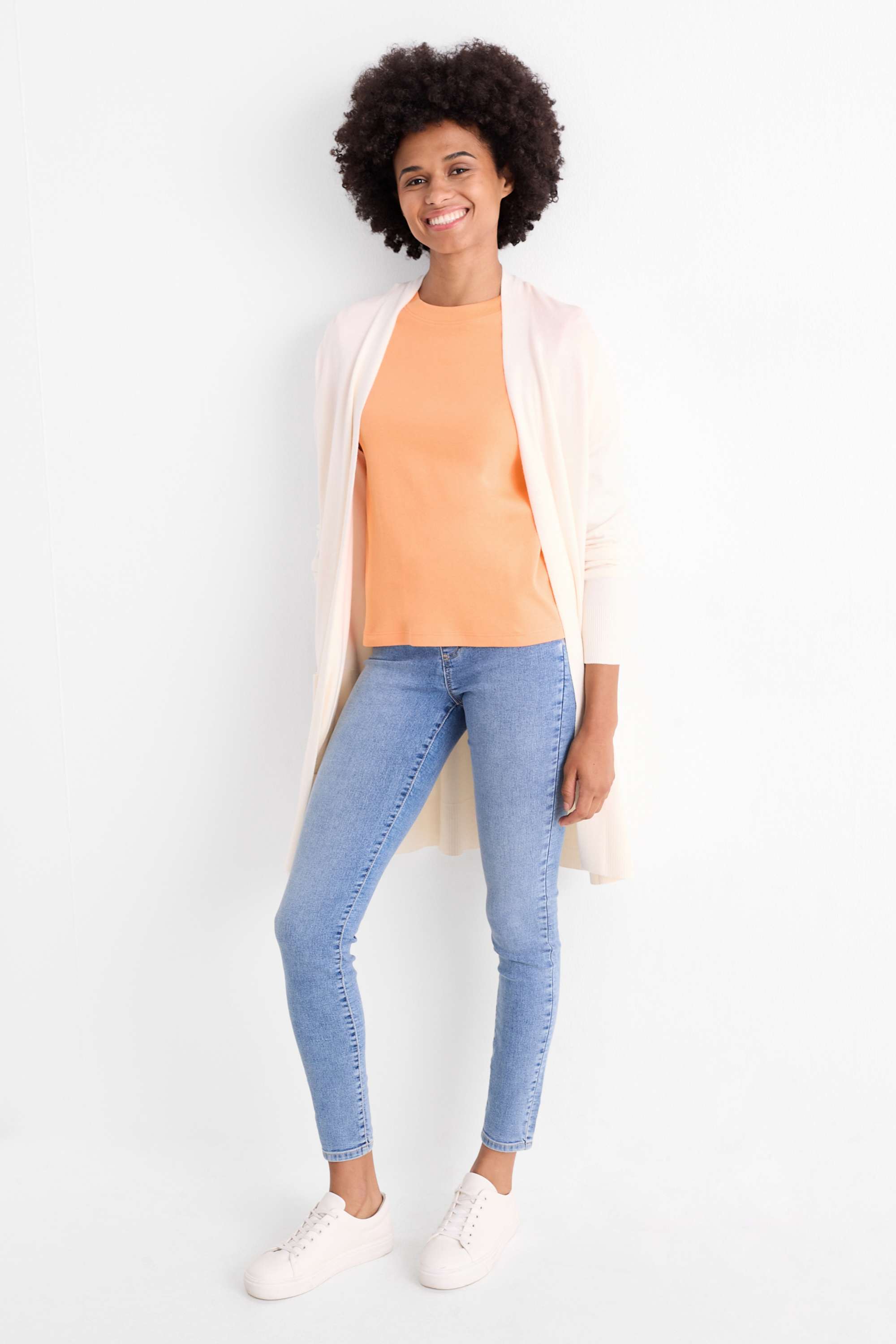T-shirt - slim fit orange (22)
