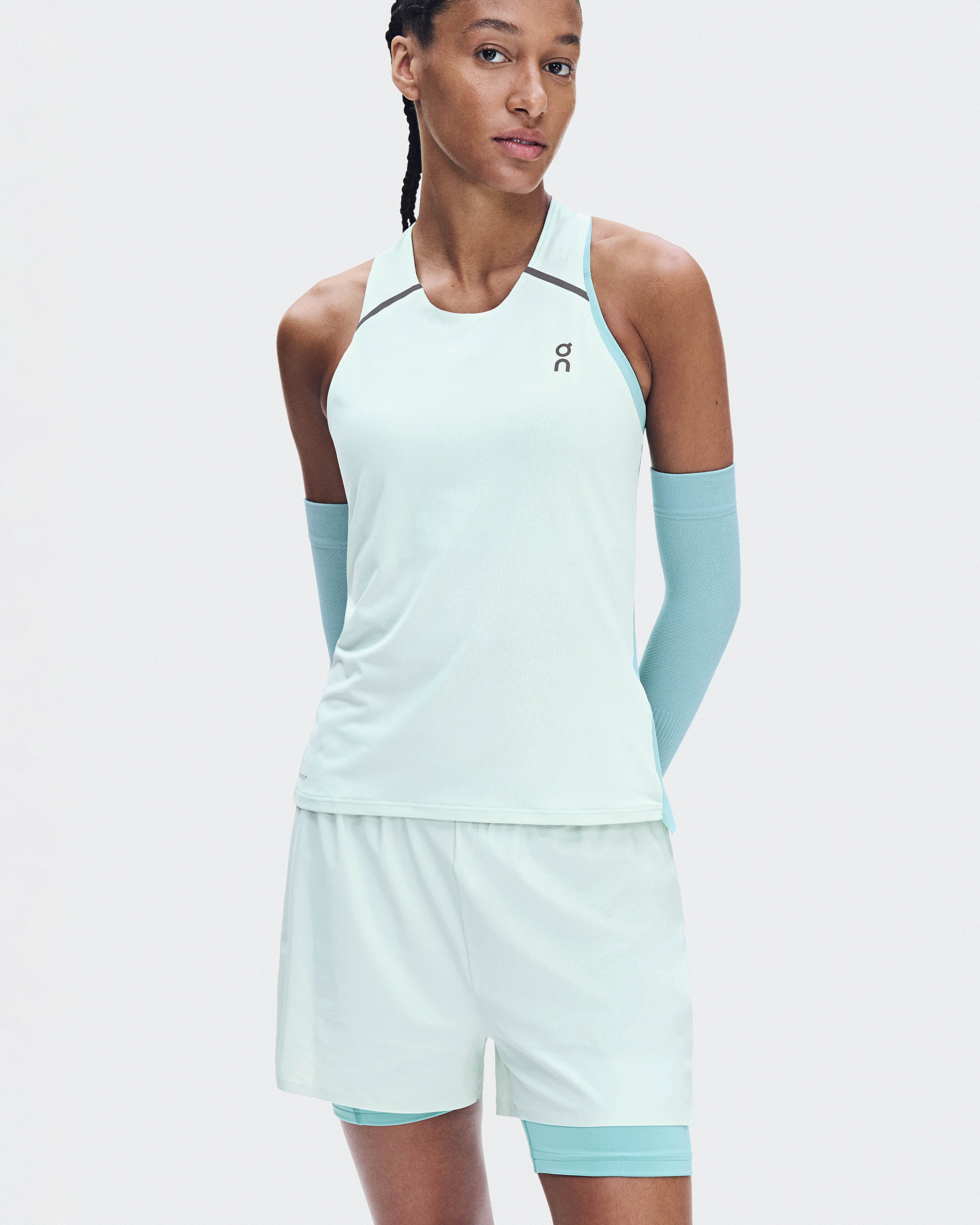 Performance Tank - Flurry | Aquamarine