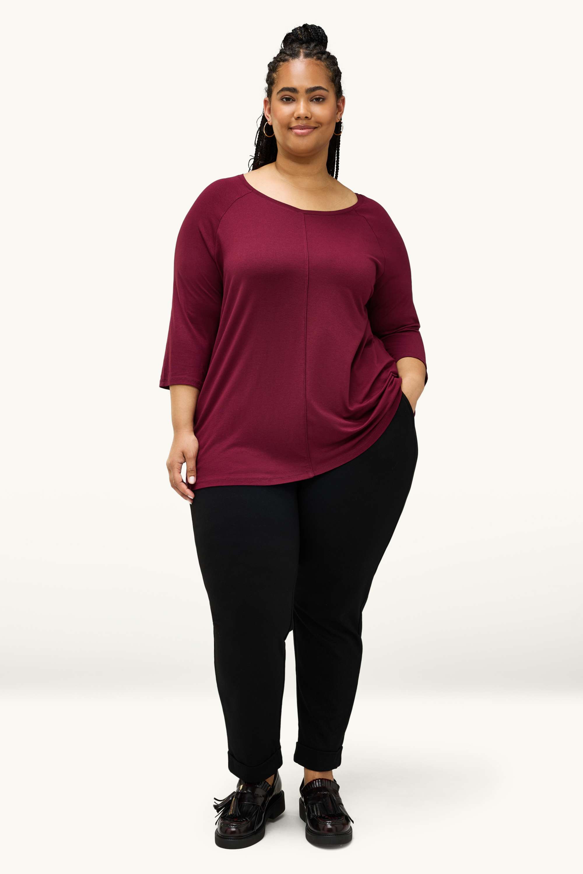 T-shirt dark red
