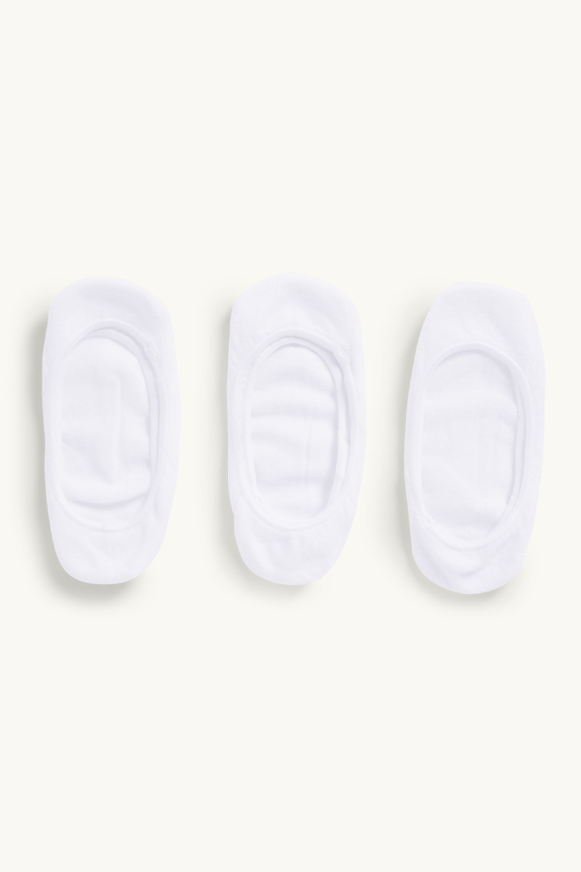 Multipack of 3 - footsies white