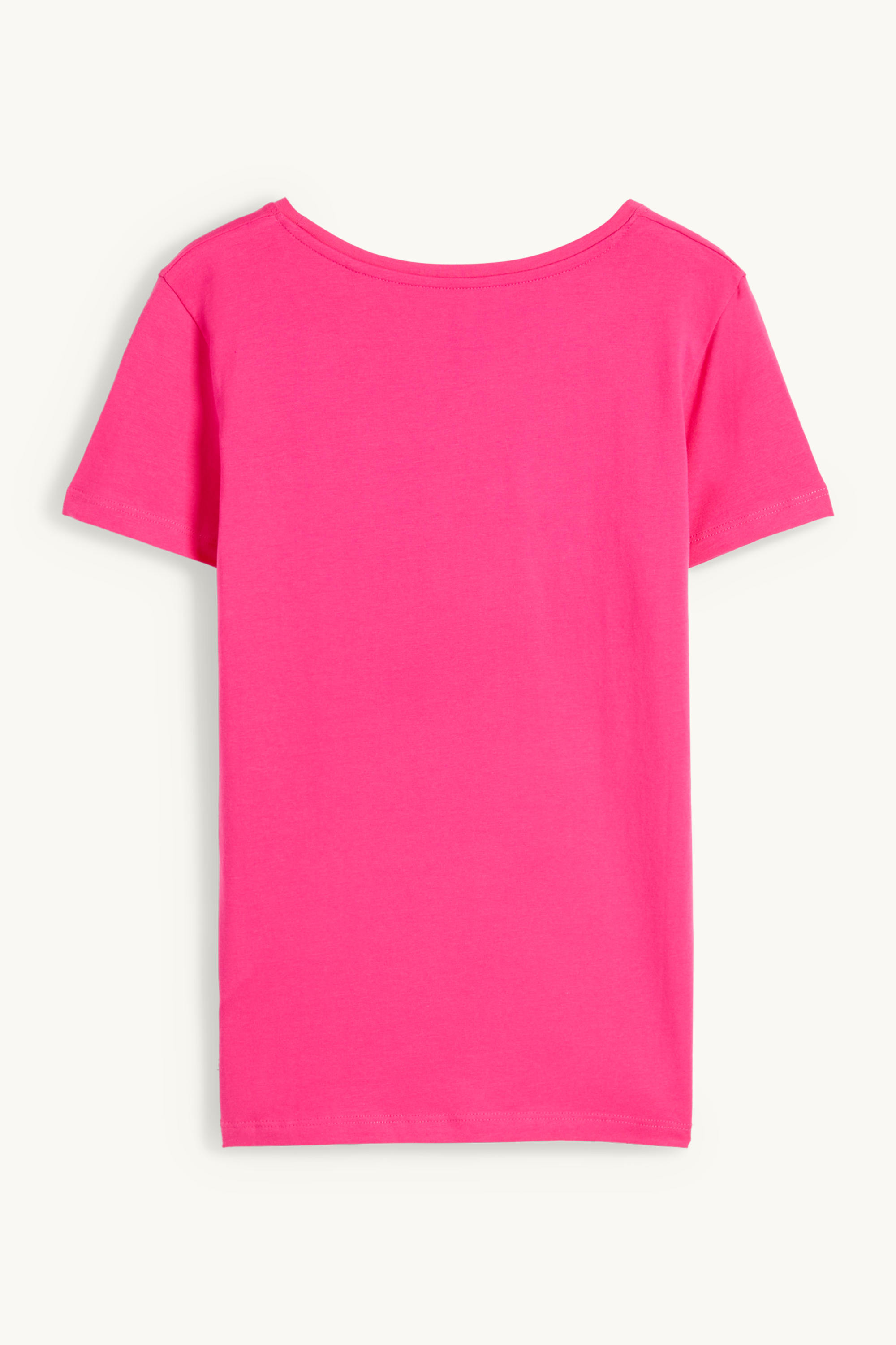V-neck T-shirt - slim fit pink