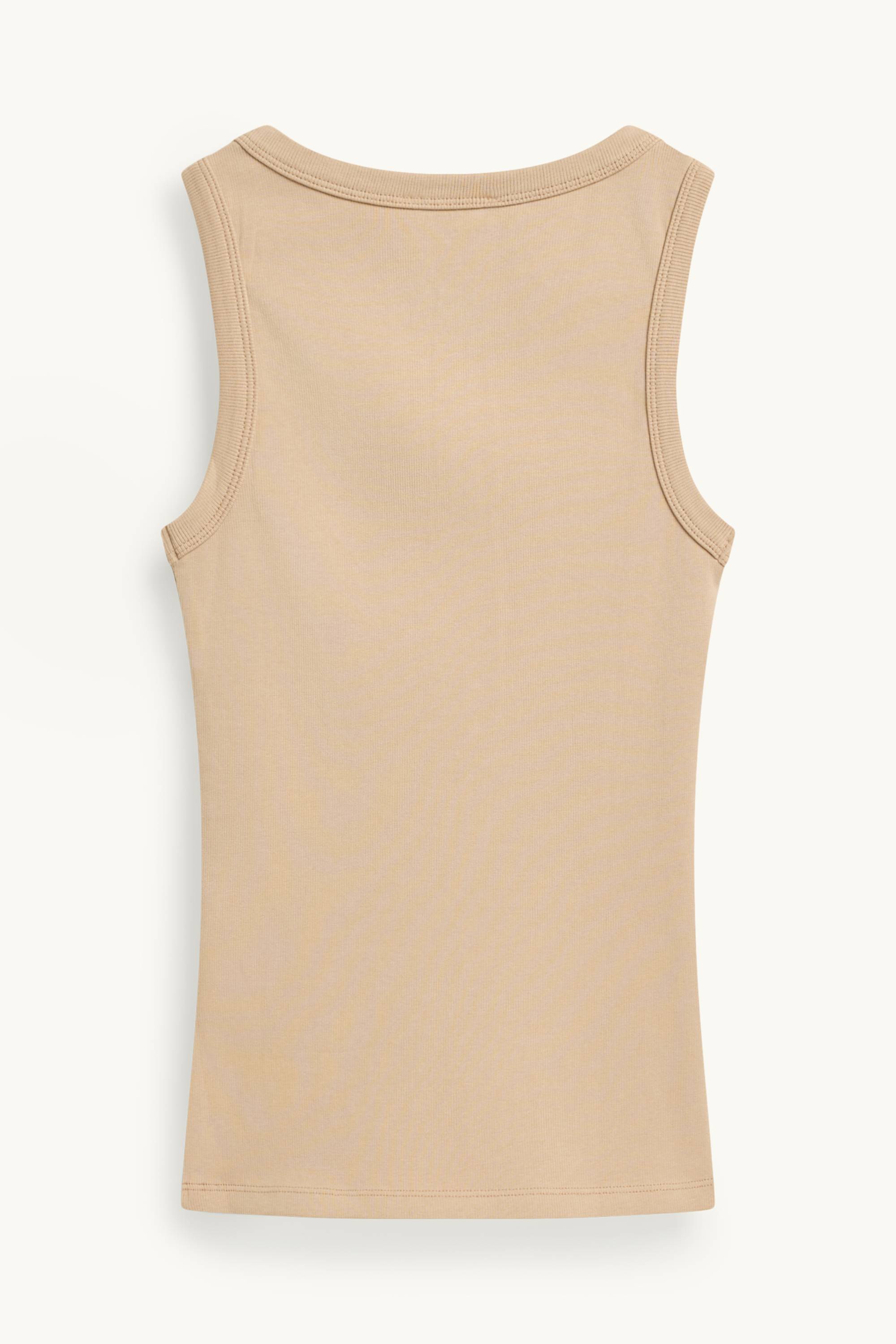 Top - ribbed beige